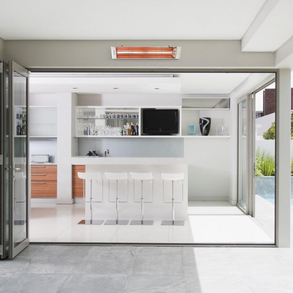 Innova-5000 watt electric infrared dual element heater 277 Stainless Steel 208 Volt-Outdoor Wall Mount Electric Heater-EF50277S4 - Image 6