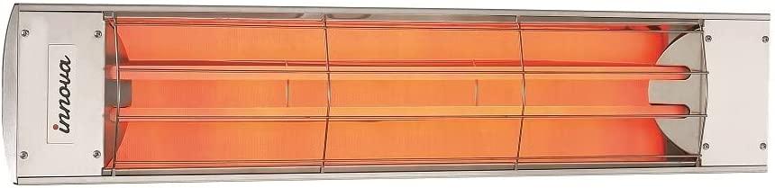 Innova Heater 4,000 Watt, 208 Volt, Electric Infrared Heater, Stainless Steel - EF40208S