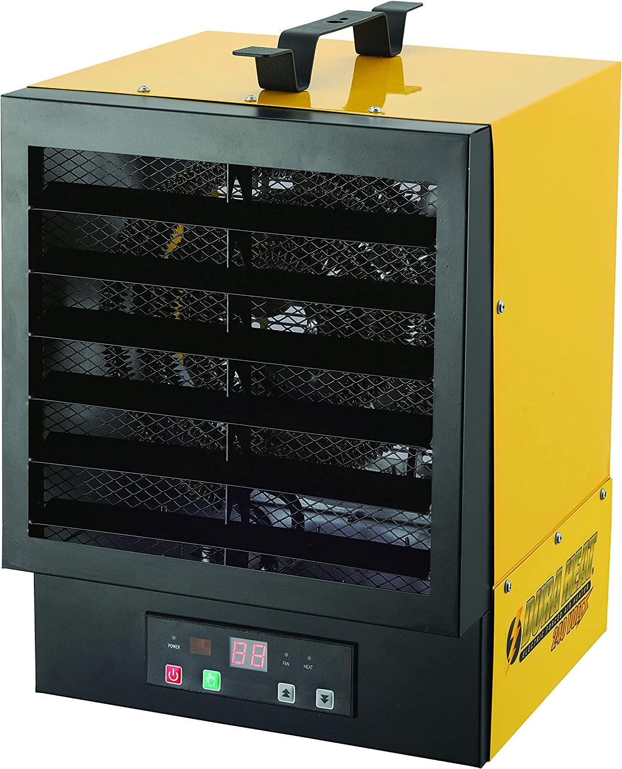 Dura Heat EWH5500 Electric Forced Air Heater with Remote Control 17,060 BTU's , Yellow