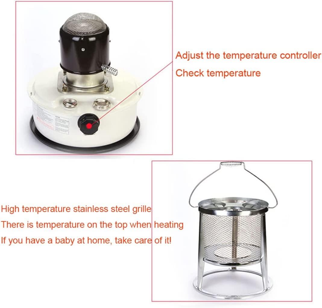 Tent Petroleum Heater Stove Without Electricity Heater for Indoor (4.6L/Red 6L/White) Emergency Stove for Petroleum Heater,Indoor Petroleum Stove with 6 Spare Wicks and 2 Gloves (Size : 4.6L/Red) - Image 5