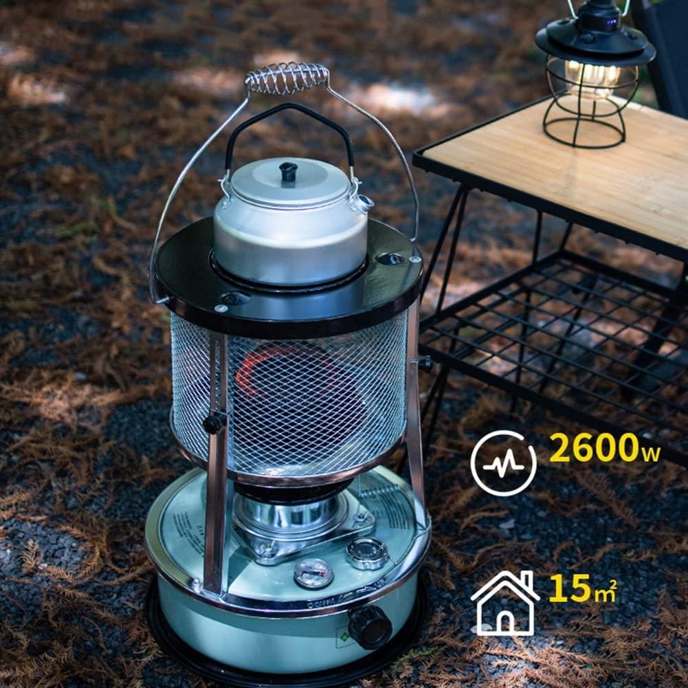 Kerosene Heater, Small Non Electric Kerosene Stove Heater, Portable Space Heater for Cooking, Indoor, Outdoor, Camping, Patio, Bathroom, Green - Image 7