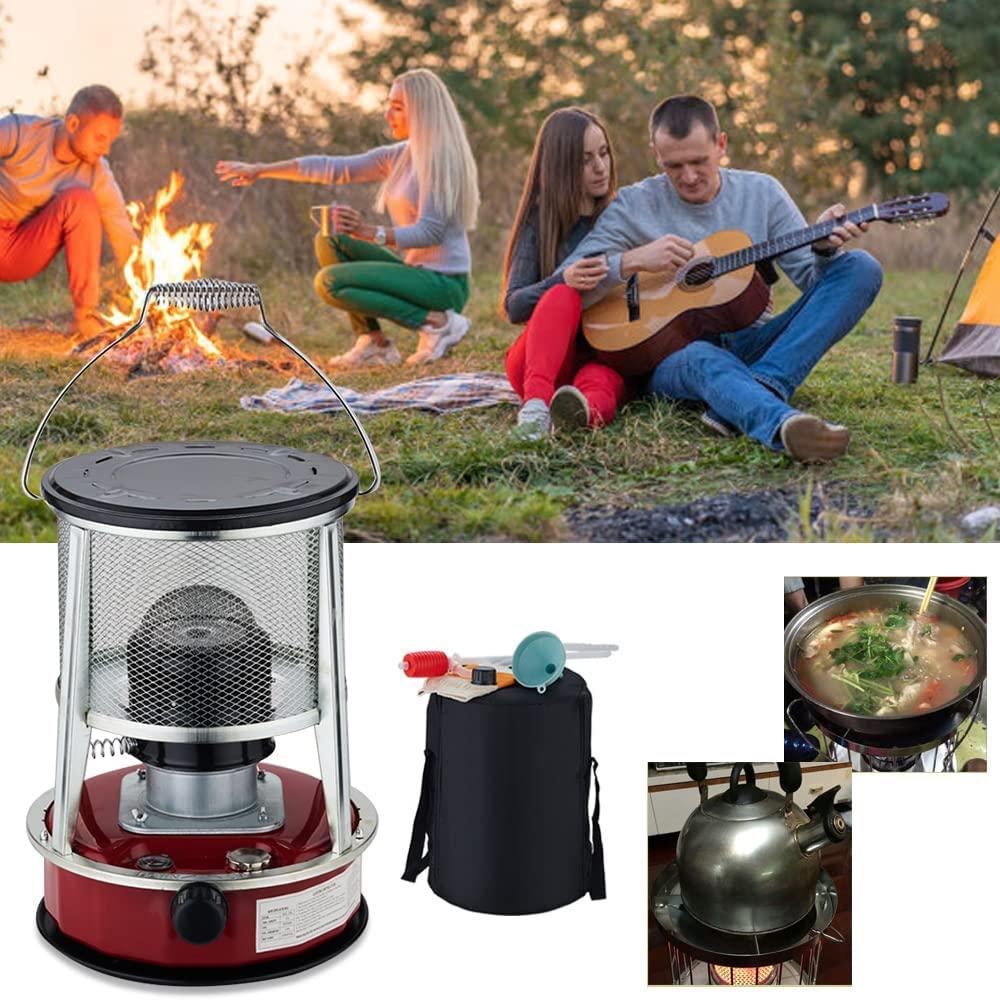 Portable Kerosene Stove Heater for Indoor/Outdoor, Compact Convection Kerosene Space Heater 9000 BTU for Patio Camping, Outdoor field camping rice cooking cooker Ice fishing fishing Kerosene heater. - Image 5