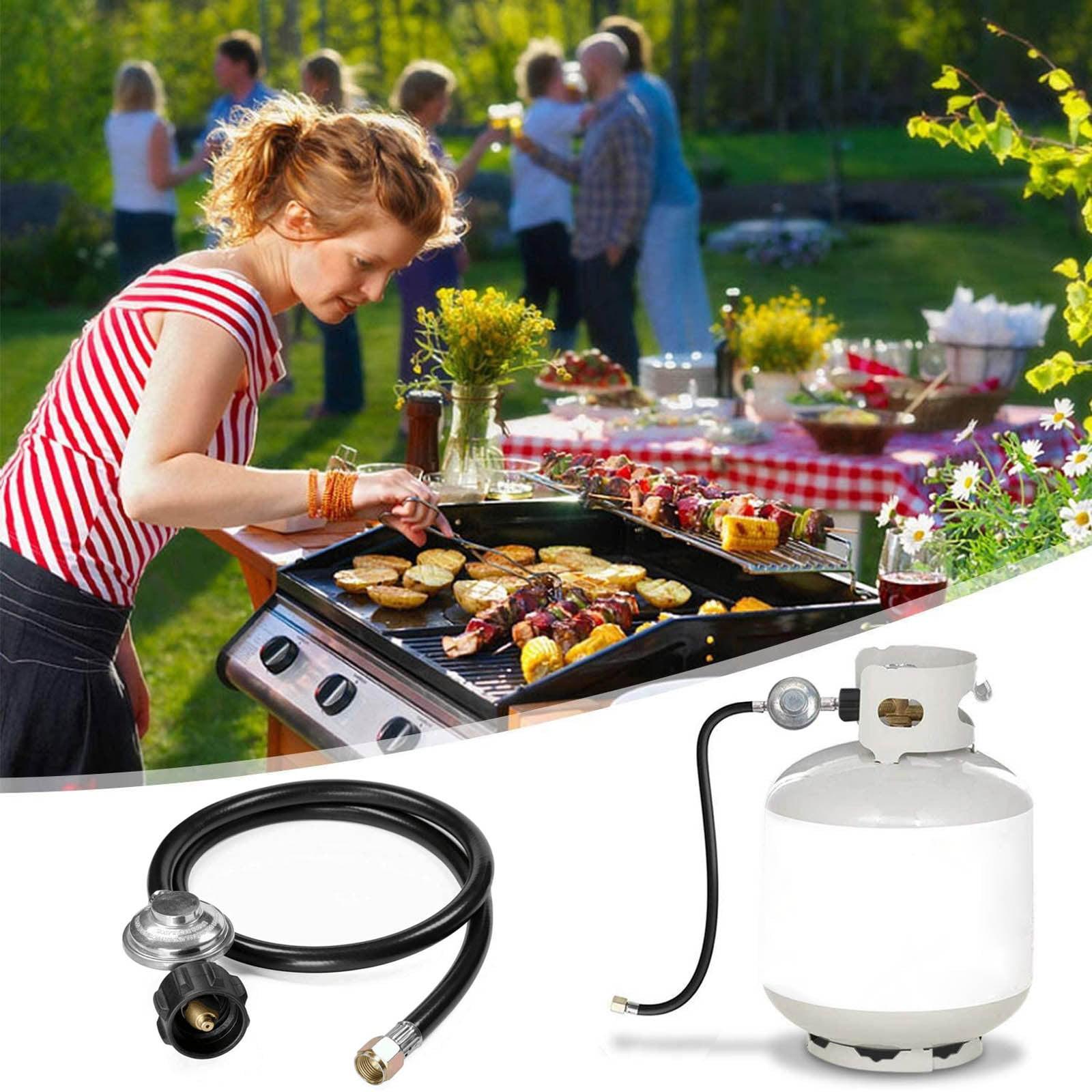 Mittory Gift for Women, Mewn 4 Feet Propane Adapter Hose Extension Replacement for QCC1/Type1 Propane Tank