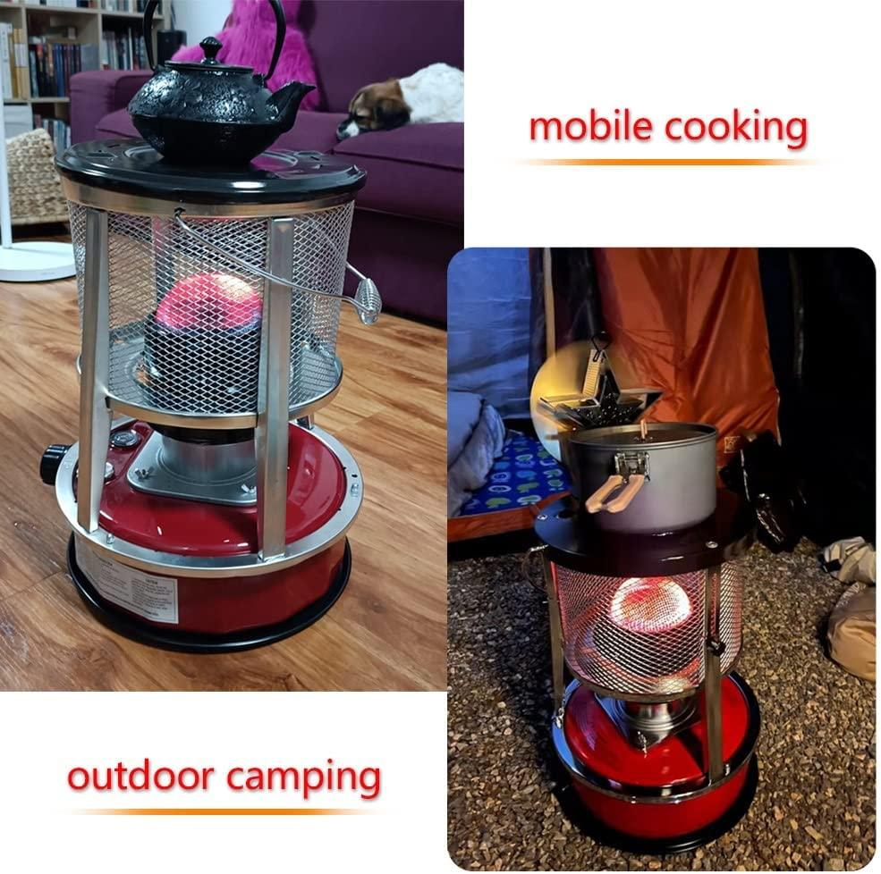 Outdoor Camping Kerosene Heater Large Kerosene Stove Burner with 7 Wicks, 4.6L Non Electric Efficient Stove for Home Warming Cooking Barbecue Tent Emergency Heating - Image 4