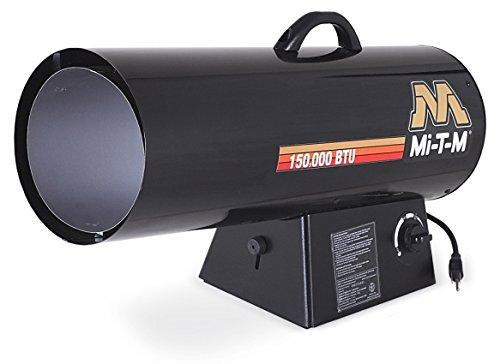 Mi-T-M MH-0150-LM10 Propane Forced Air Portable Heater, 120-135-150 000 BTU