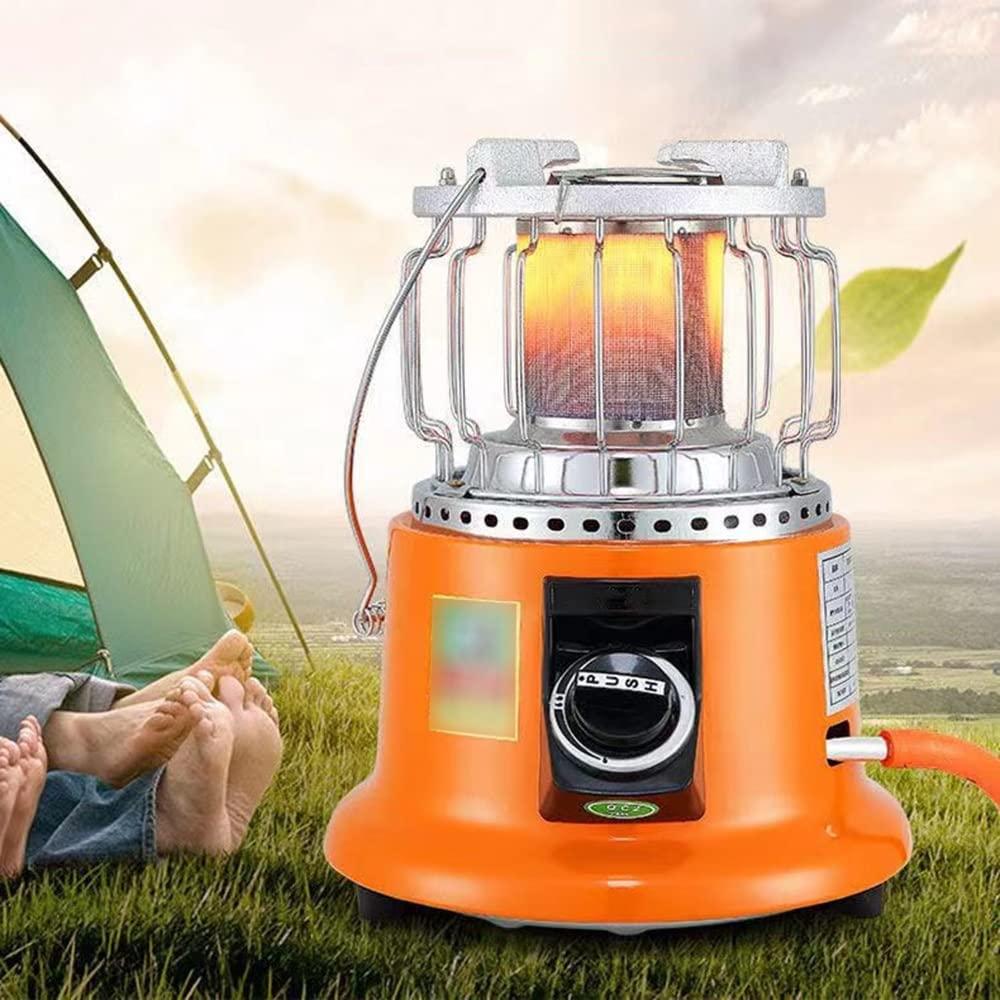 JOJAN 2 in 1 Portable Tent Heater, Butane/Propane Heater with Hose, Outdoor Camping Gas Stove, Compact Camp Space Heater, with Convenient Handle (Color : Black liquefied Gas, Size : Gas Stove) - Image 5