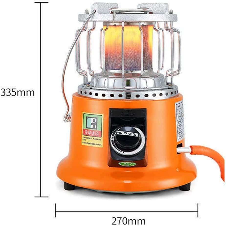 JOJAN 2 in 1 Portable Tent Heater, Butane/Propane Heater with Hose, Outdoor Camping Gas Stove, Compact Camp Space Heater, with Convenient Handle (Color : Black liquefied Gas, Size : Gas Stove) - Image 7