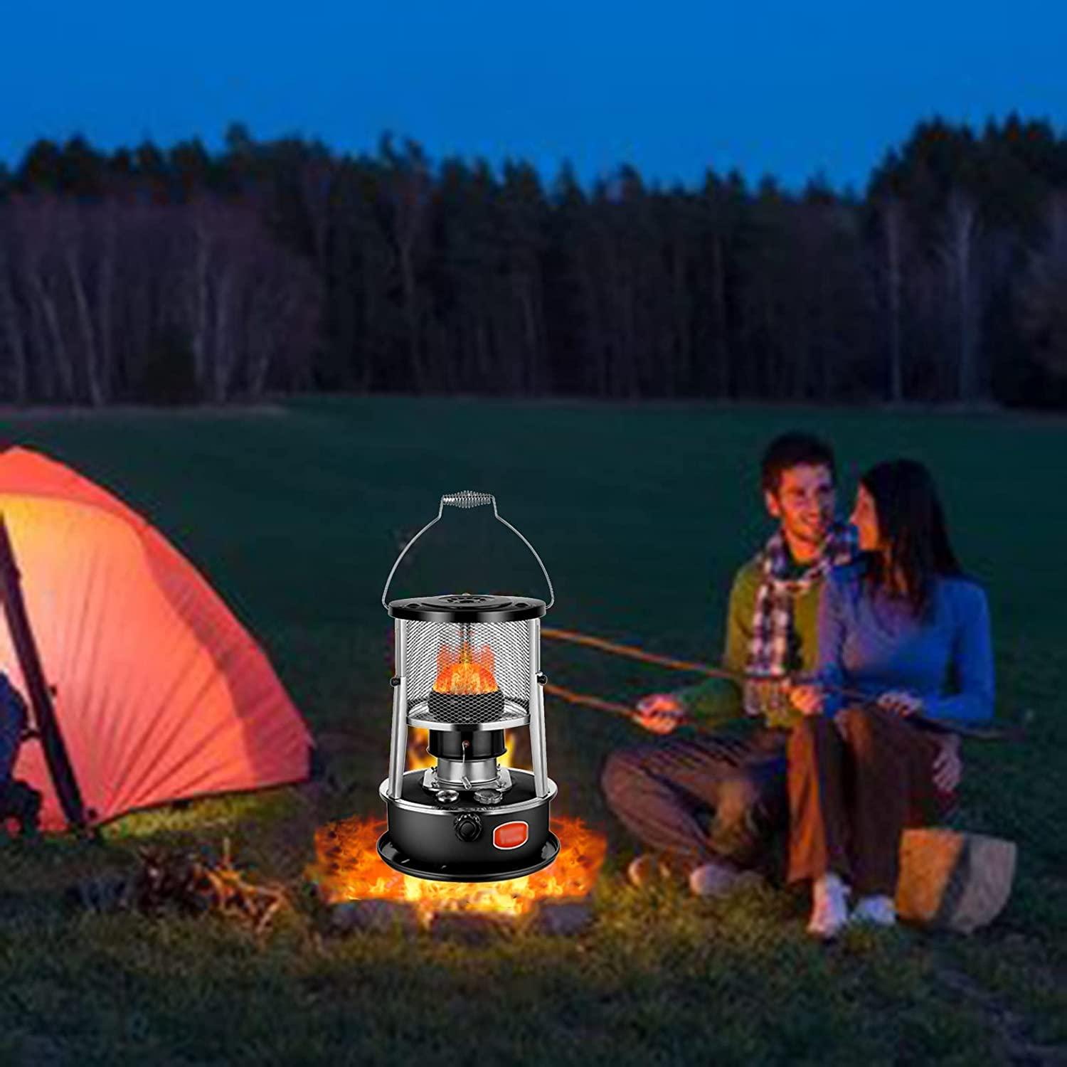 Portable Kerosene Stove Heater, Indoor Camping Kerosene Heater, Large Kerosene Stove Heater with Automatic Fire Extinguisher, Portable Multipurpose Stove, Black, 4.5L - Image 5