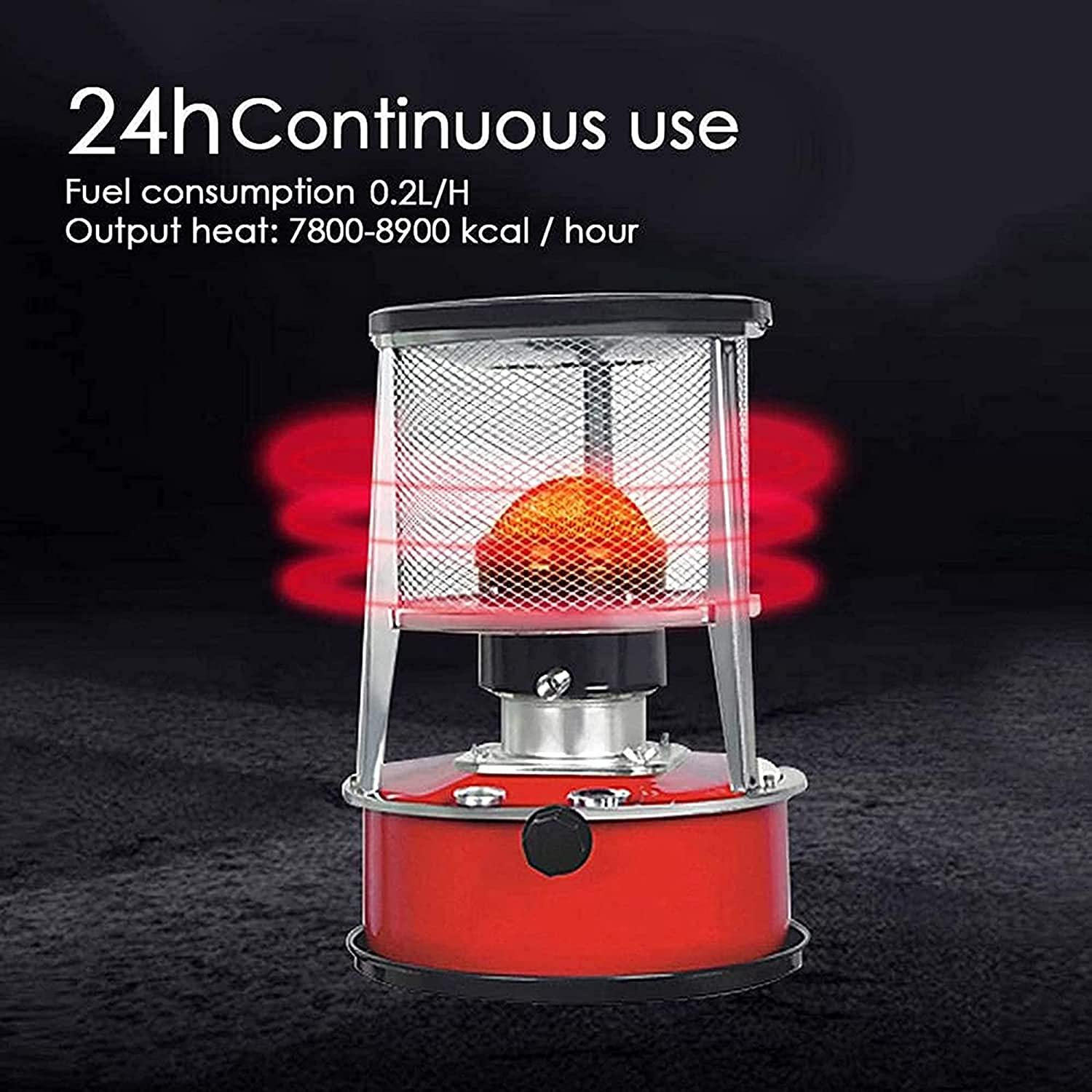 FASSTUREF 2-in-1 Portable Desktop Gas Heater, Gas Heater for Home Heating and Cooking, Kerosene Stove Heater - Image 7
