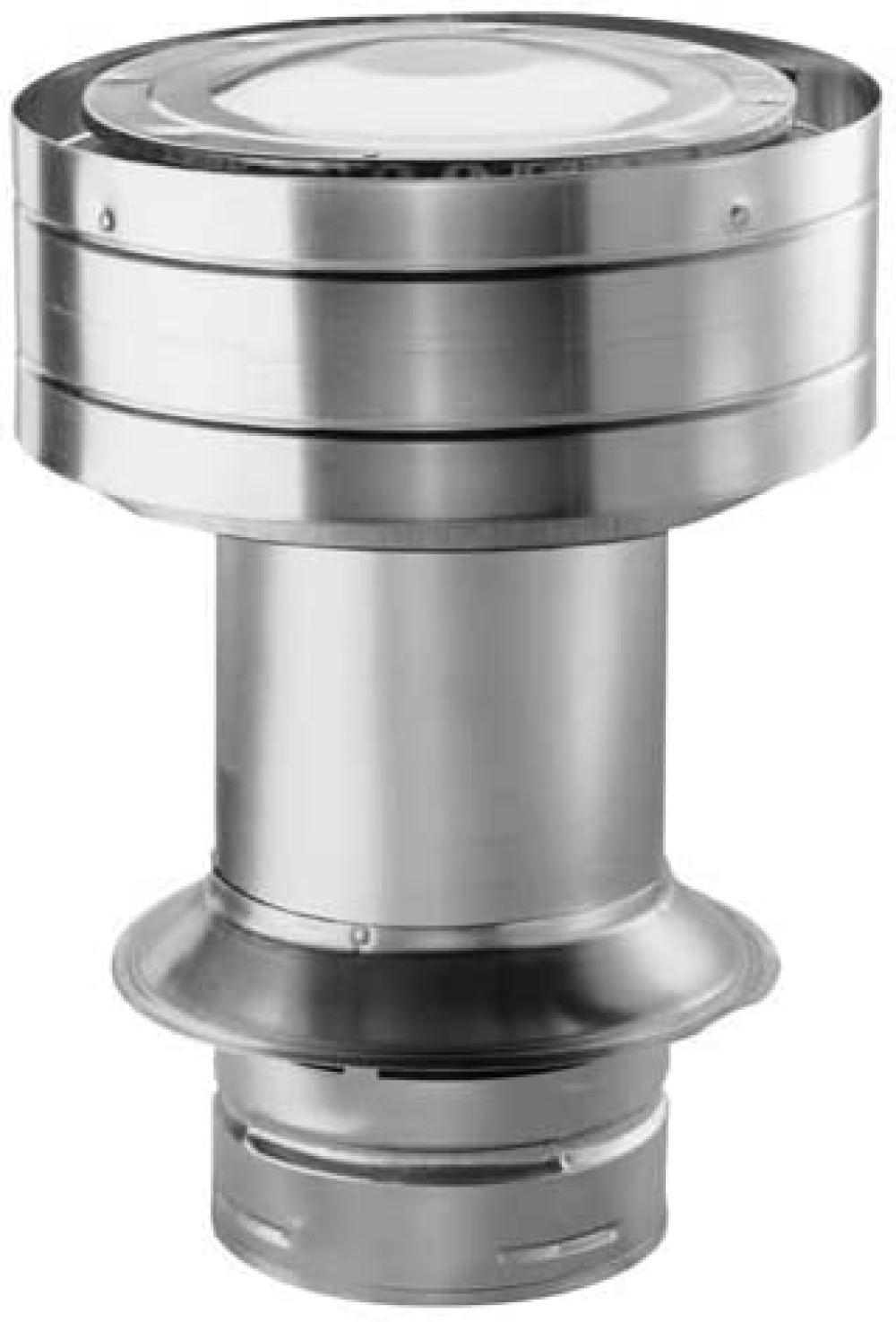 RovKeav Galvanized Extended Vertical Termination Cap, 4 x 6-5/8