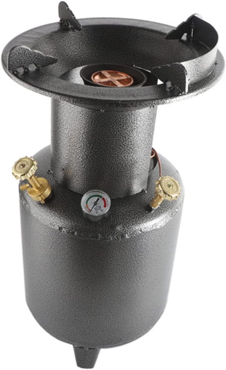 keep warm 3L/10L Integrated Diesel Stove Portable Outdoor High Pressure Gas Furnace Diesel Gasification Furnace Camping Furnace Oil Stove (Size : 10L)