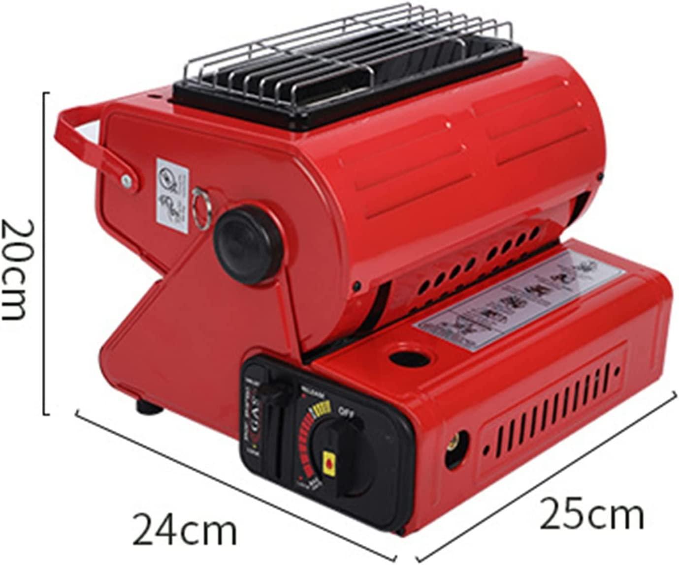 Portable Butane Stove Camping Gas Heaters For Outside, Compact Mobile Lightweight Portable Heater For Camping Fishing Butane Canisters (Color : RED) - Image 7