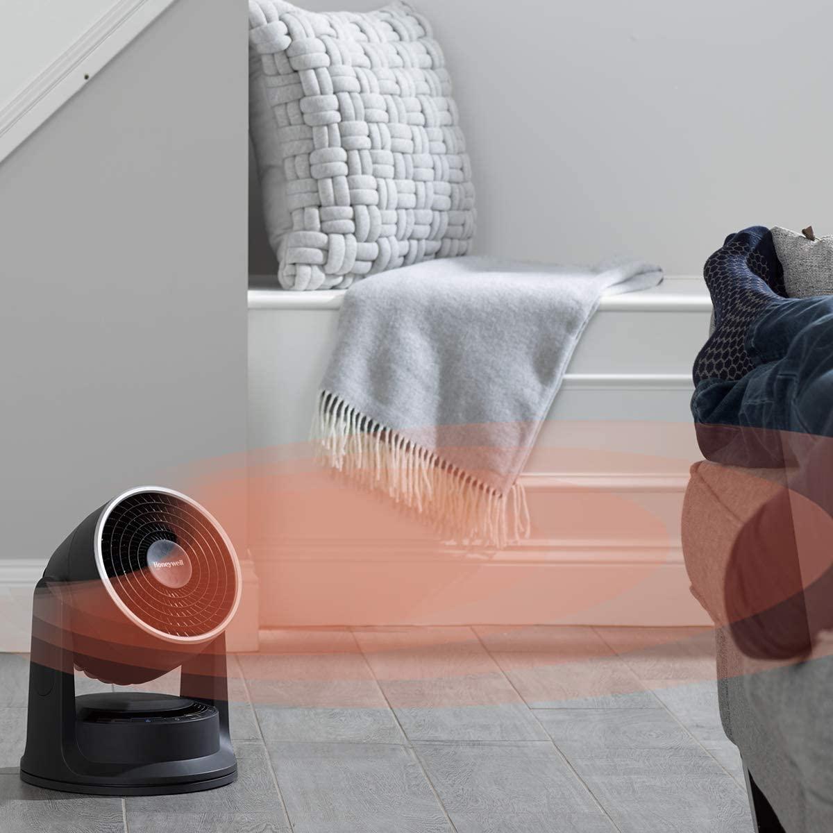 Honeywell Turbo Force Power Heater + Fan – Space Heater with Wide-Area Heating, Pivoting Head and Triple Oscillation – Fan and Heater Combo with Powerful Heat and Circulation - Image 9