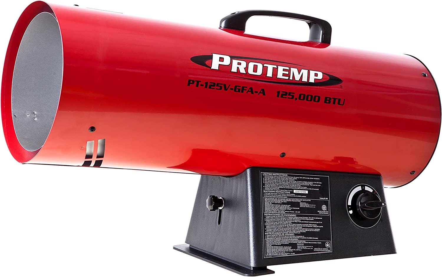 Pro-Temp Propane Heater, Red/Black - Image 5