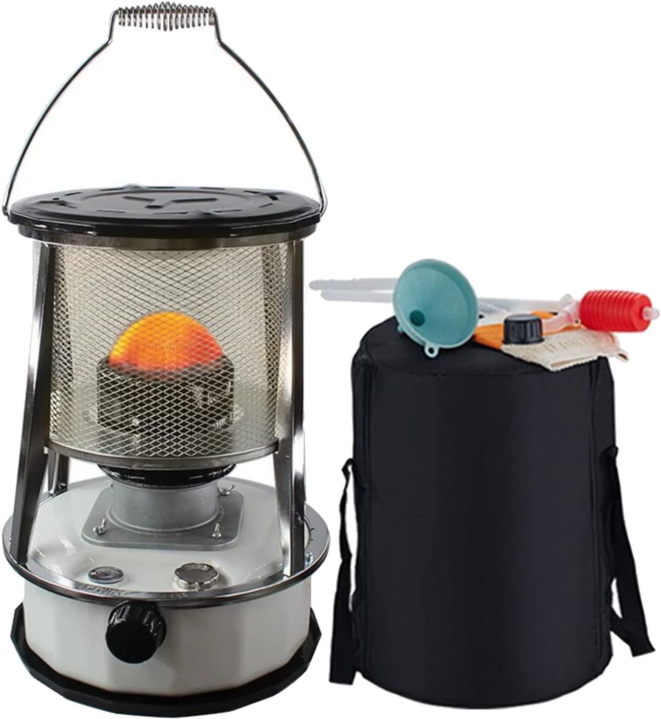 Portable Kerosene Stove Heater for Indoor, Outdoor Camping Heating Stove, Without Electricity Efficient Heater for Indoor, Outdoor, Camping,White