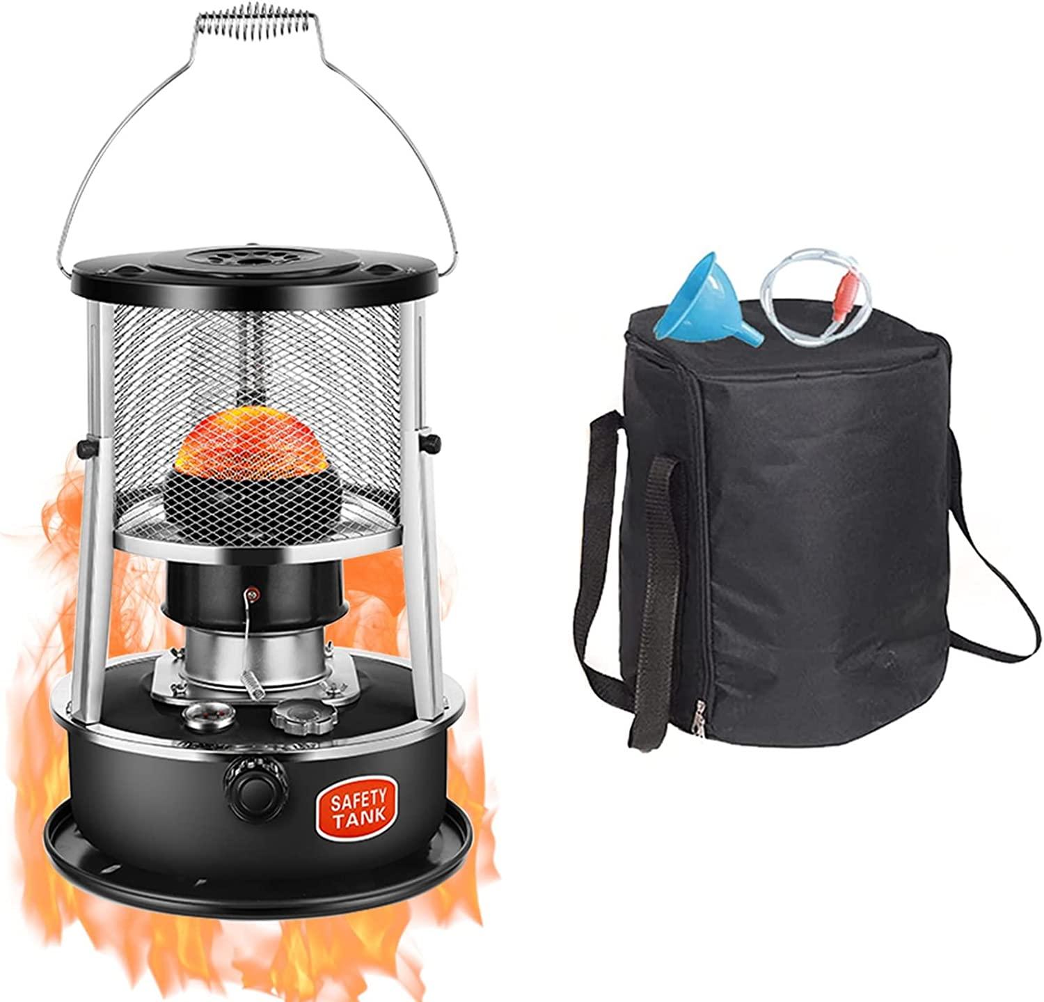 Kerosene Stove Heater, Non Electric Heater, Light and Portable Emergency Heaters for Indoor Use,Adjustable Height Kerosene Stove,with Storage Bag and Accessories