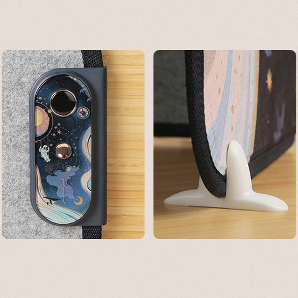 CJGKDJS Electric Foot Warmer,Folding Space Heaters,Floor-Standing Heater Under The Desk,Small Energy-Saving Leg Warmer,for Home Office Sofa. (E) - Image 6