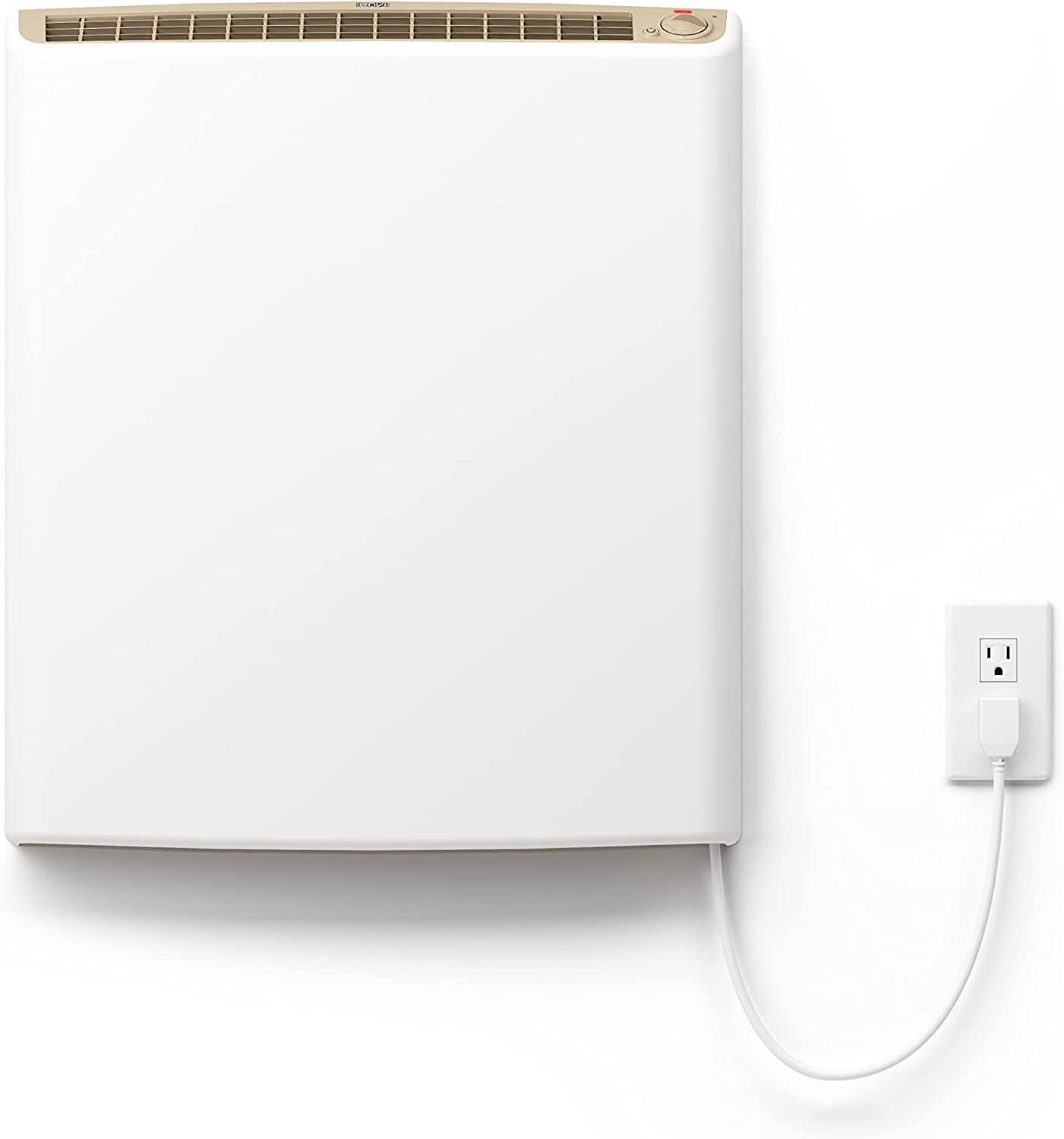 Envi Plug-in Electric Panel Wall Heater for Home, Energy Efficient, Child Safe, Quiet, Great for Bedrooms, Bathrooms, Office, Kitchen, Garage, Tip-Over Protection, Comfort-Level Adjustable Thermostat