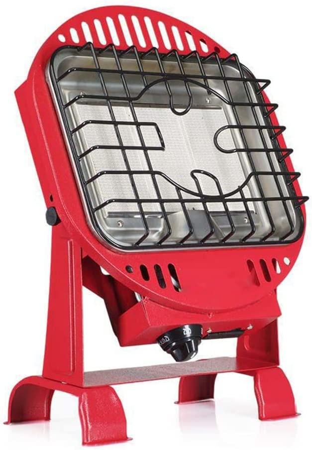 HXSM 4.2KW Portable Heater Mobile Indoor Gas Heater Adjustable Space Heater 2 in 1 Camping Heater with Triple Safety Protection for Caravan Camping Hiking (Size : Natural Gas)
