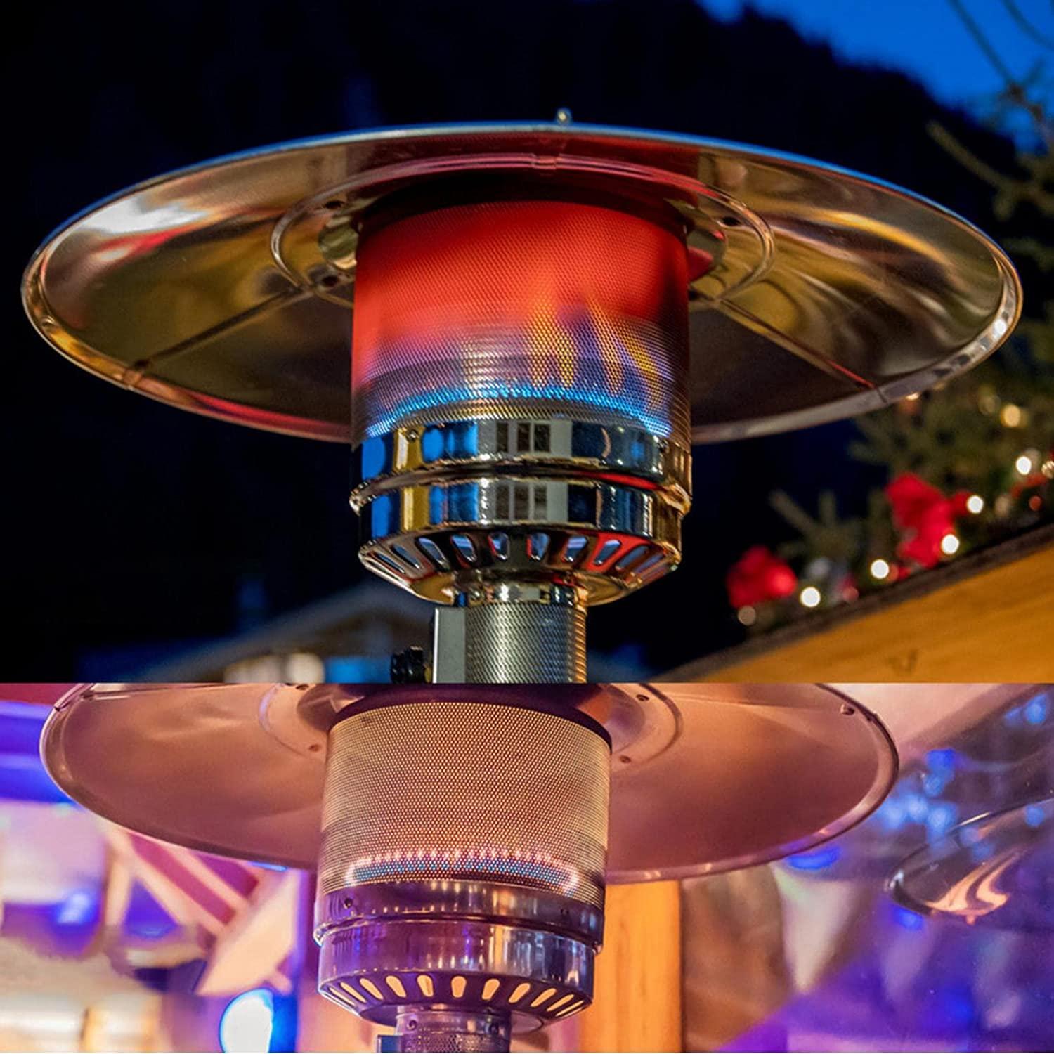 ZAIJMKD Portable Heater - Propane 46,000 BTU with Wheels for Home Piezoelectric ignition 17kg/37.47 lbs Kerosene Heaters for Indoor Use - Image 7