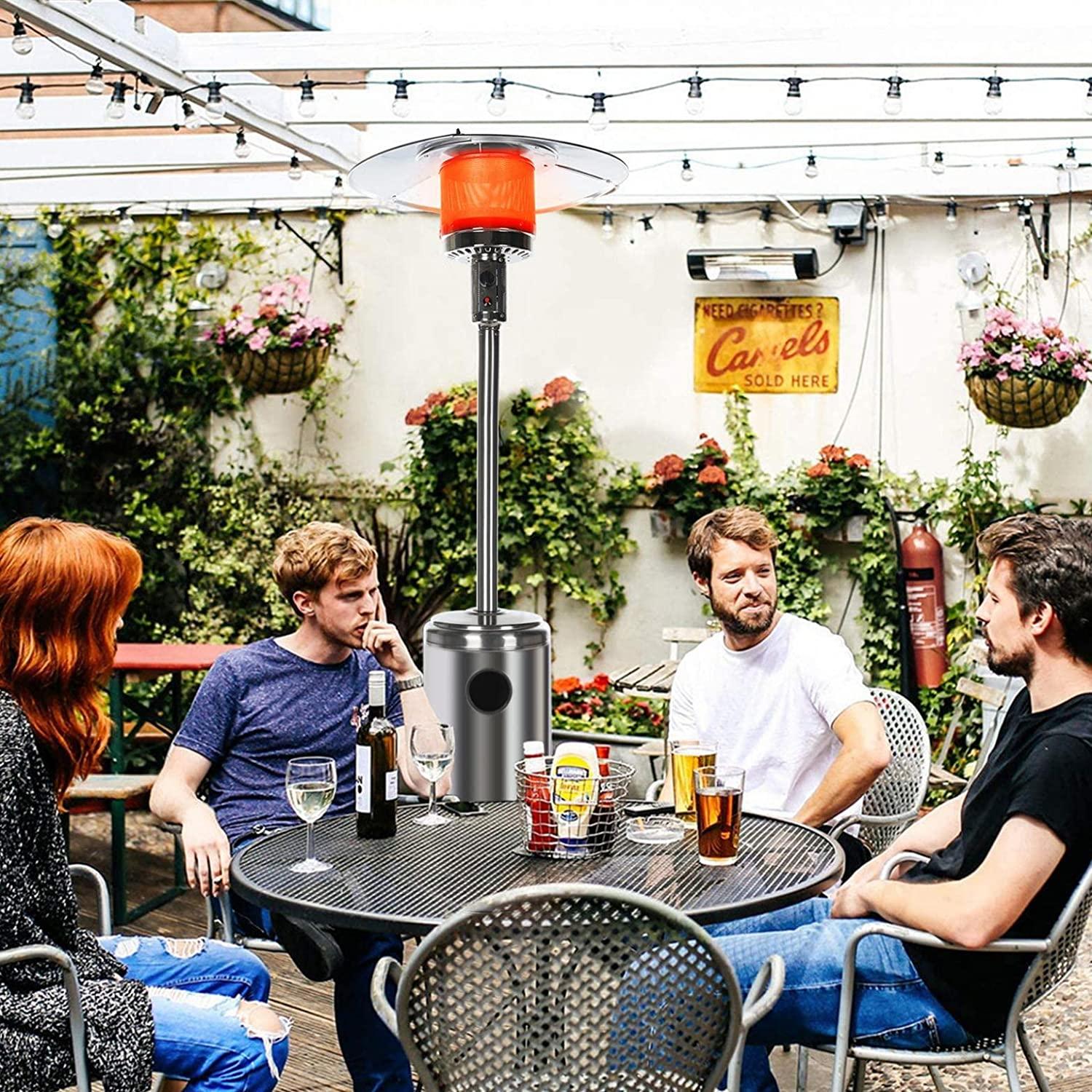 ZAIJMKD Portable Heater - Propane 46,000 BTU with Wheels for Home Piezoelectric ignition 17kg/37.47 lbs Kerosene Heaters for Indoor Use - Image 8