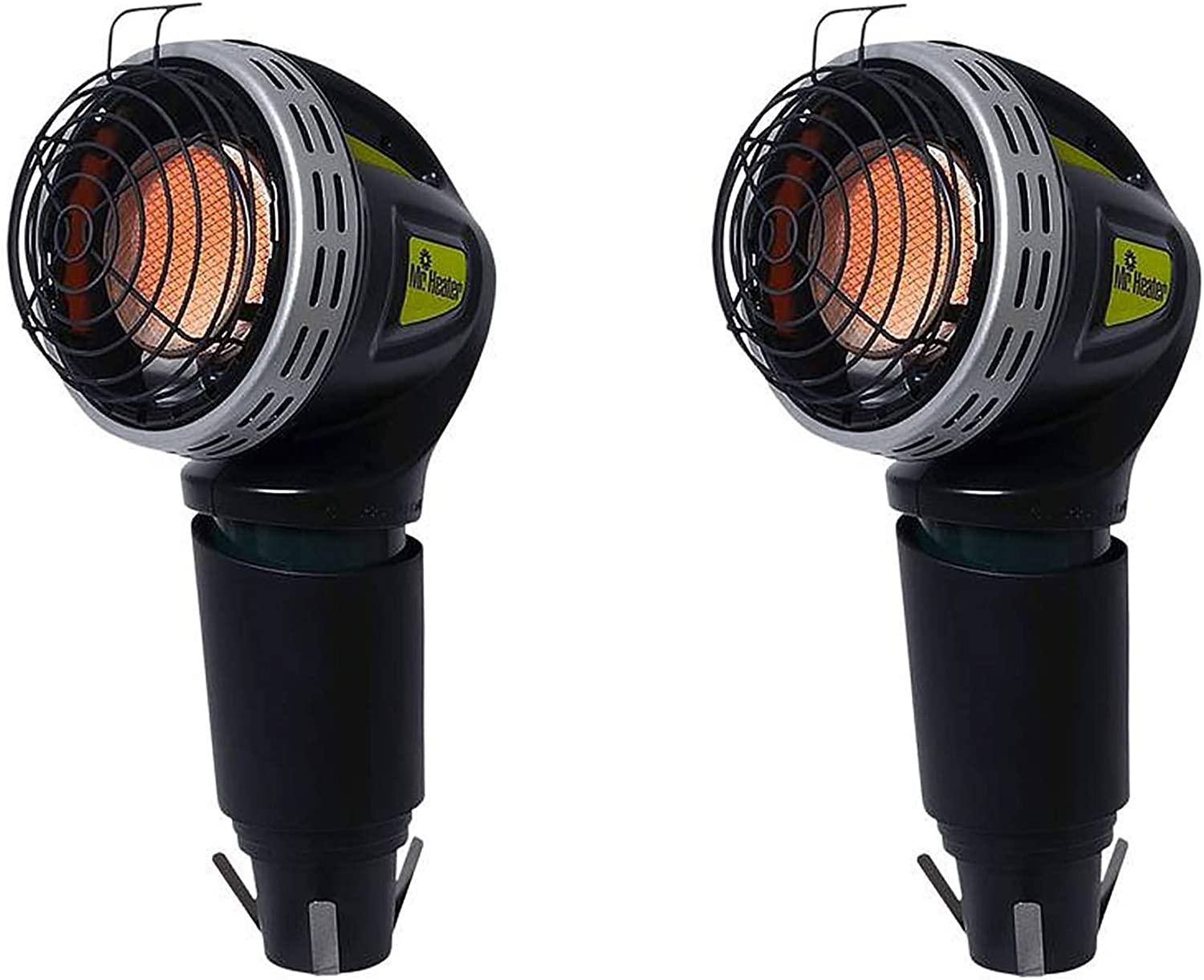 Mr. Heater MH4GC 4000 BTU Propane Portable Golf Cart Cup Holder Heater (2 Pack)