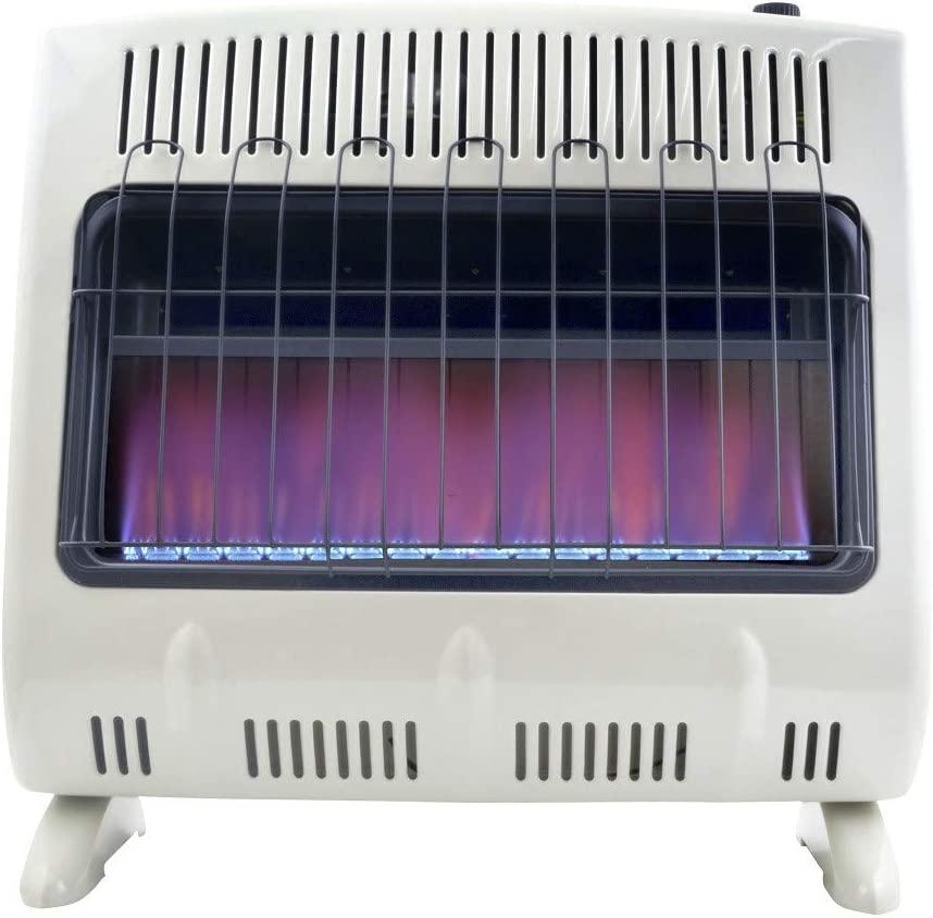 White Unvented Propane Heater