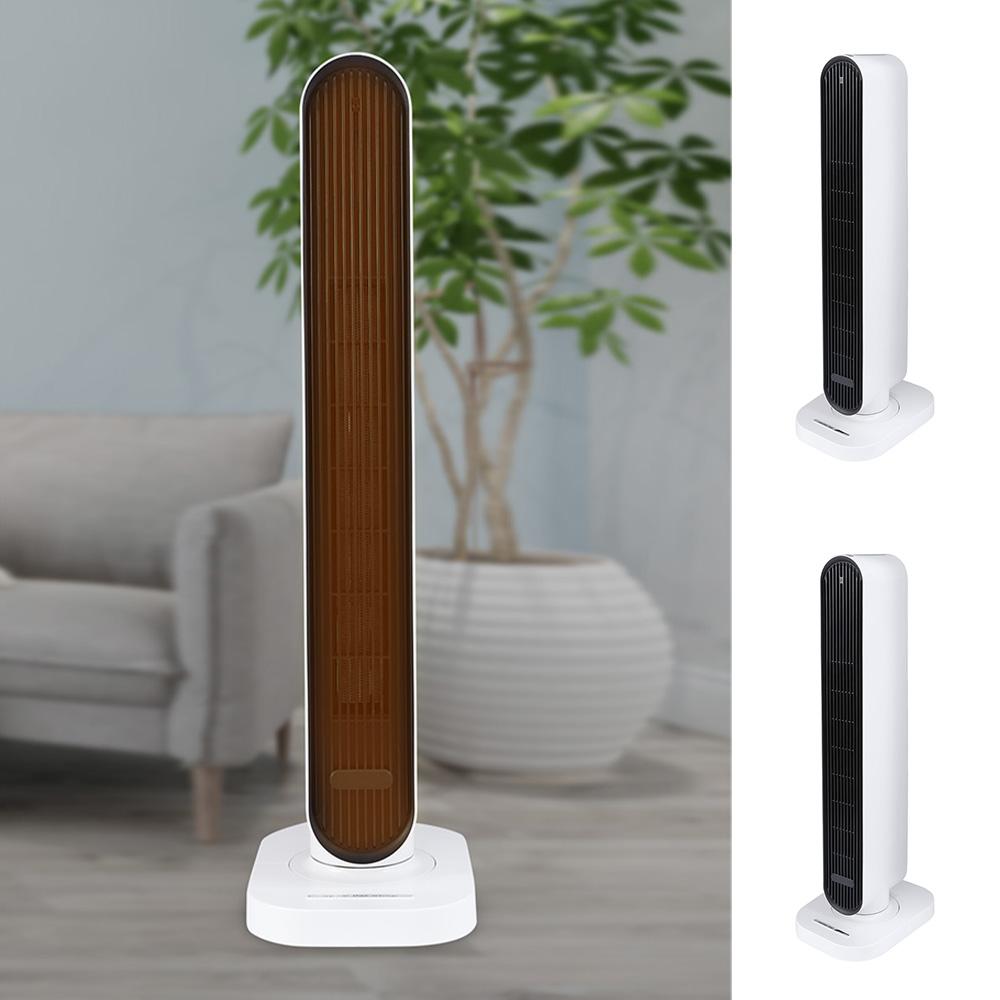 Goory Simple Heaters Fan 1500W Whole Room Instant Space Heater 4 Heat Modes Electric Heating Standing Indoor Bedroom