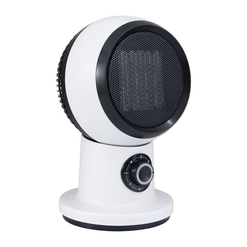 KUNEREN Simple Deluxe Portable 1500W Small Desk Electric Heater Fan