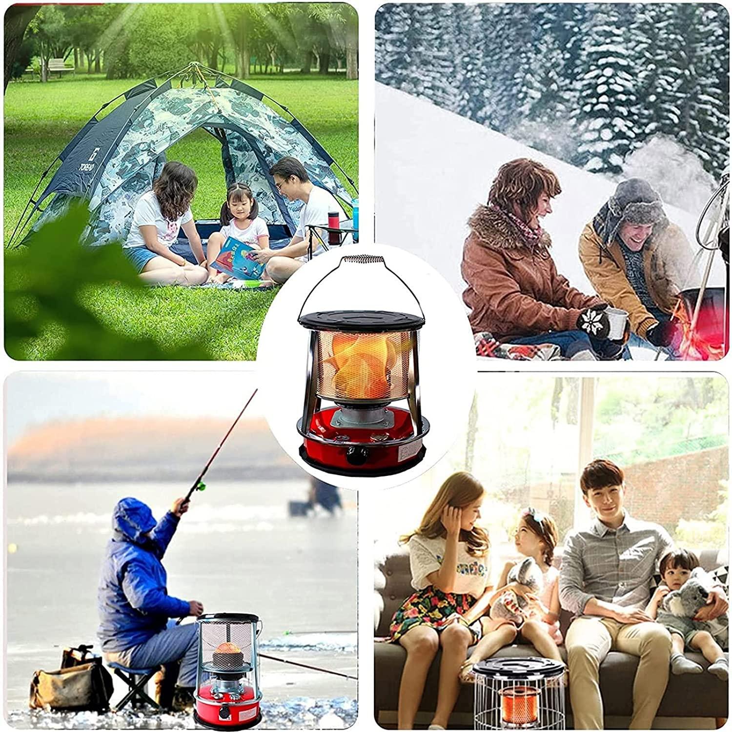 Kerosene Space Heaters Stove, 2600W Portable Efficient Camping Stove, 9000 BTU/H Indoor Kerosene Heater, Non Electric Heaters for Indoor Outdoor Patio Camping Ice Fishing Survival Emergency - Image 8