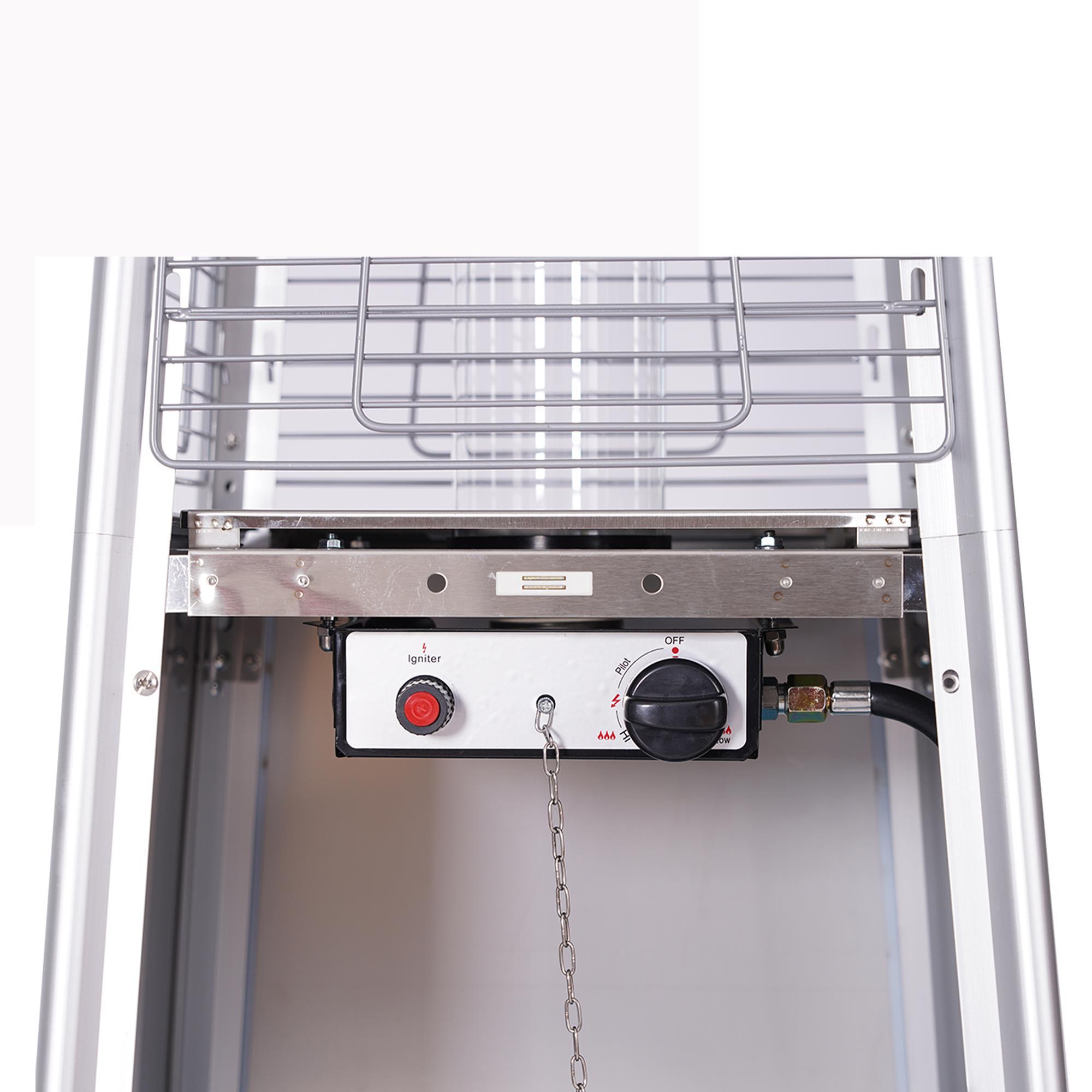 iTopRoad Heater 46,000 BTU Output Portable Flame Heater Stainless Steel Color - Image 6