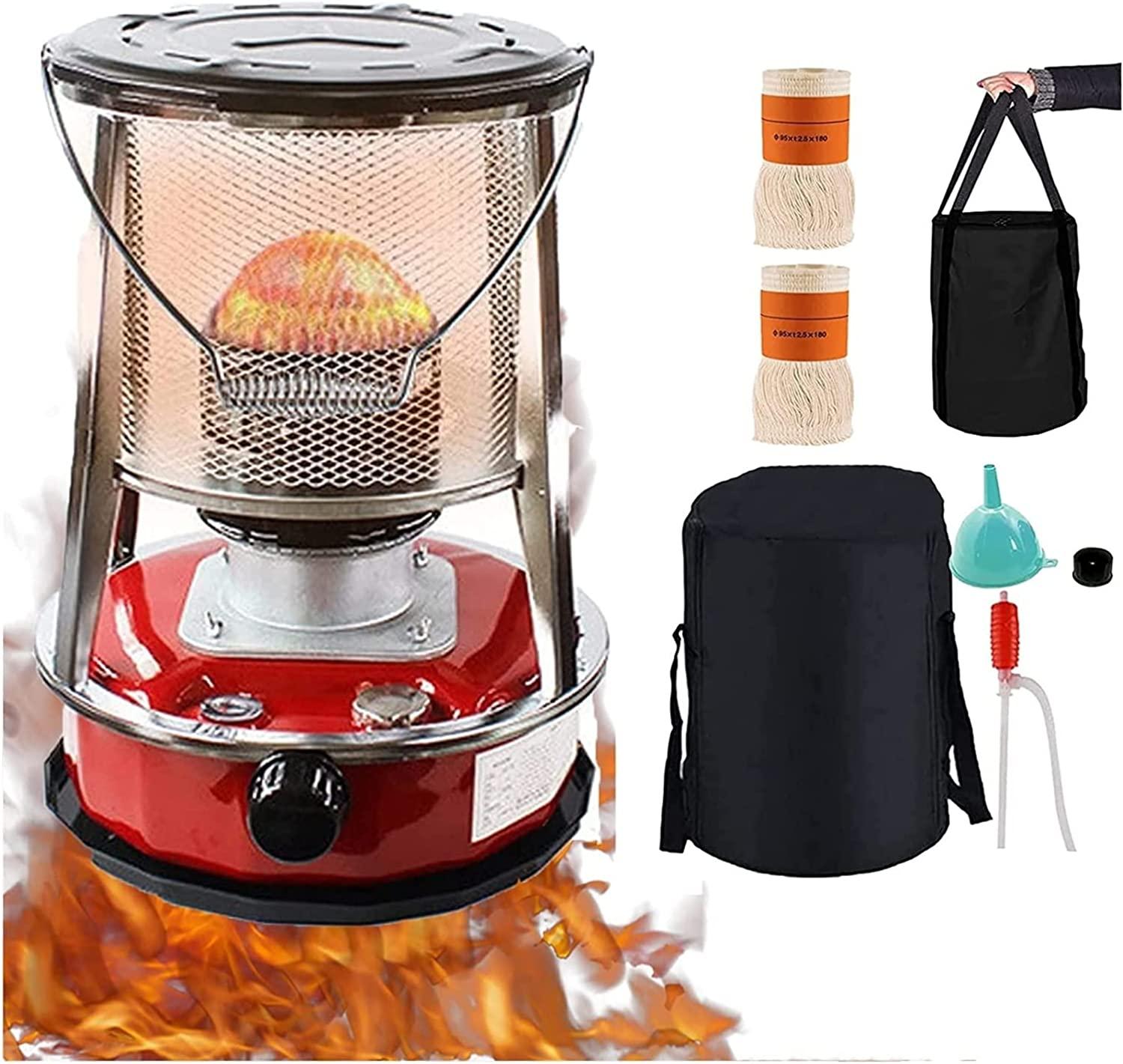 GBEN Portable Kerosene Heaters Use Emergency Heater, Tent Heater for Camping, Indoor Heater Non Electric, with Storage Bag for Office Room Desk Indoor Outdoor 22.9.26 (Color : 4.6l)
