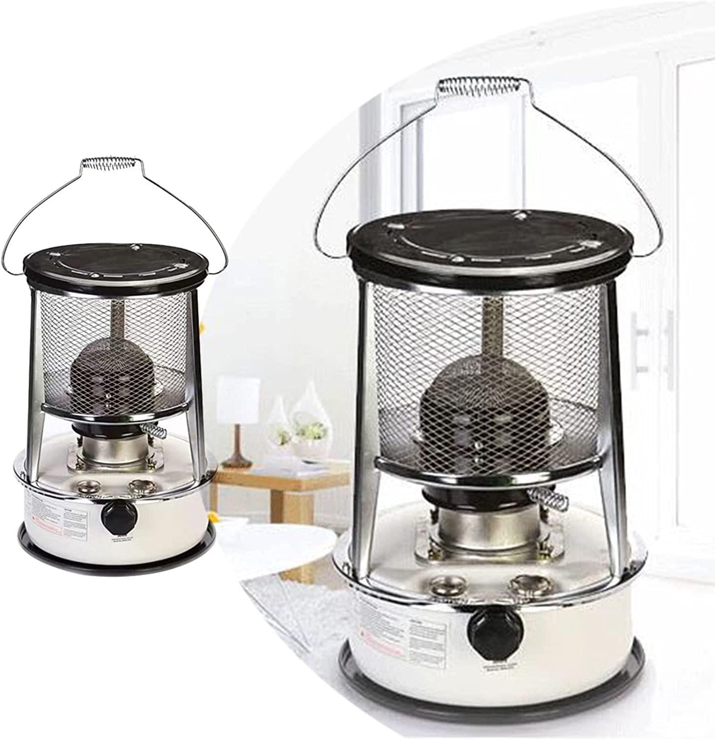 Compact Kerosene Heater Outdoor Portable Kerosene Stove 9000 BTU/H Survival Emergency Camping Stove 6L Heating Without Electricity for Patio Rice Cooking Cooker Ice Fishing