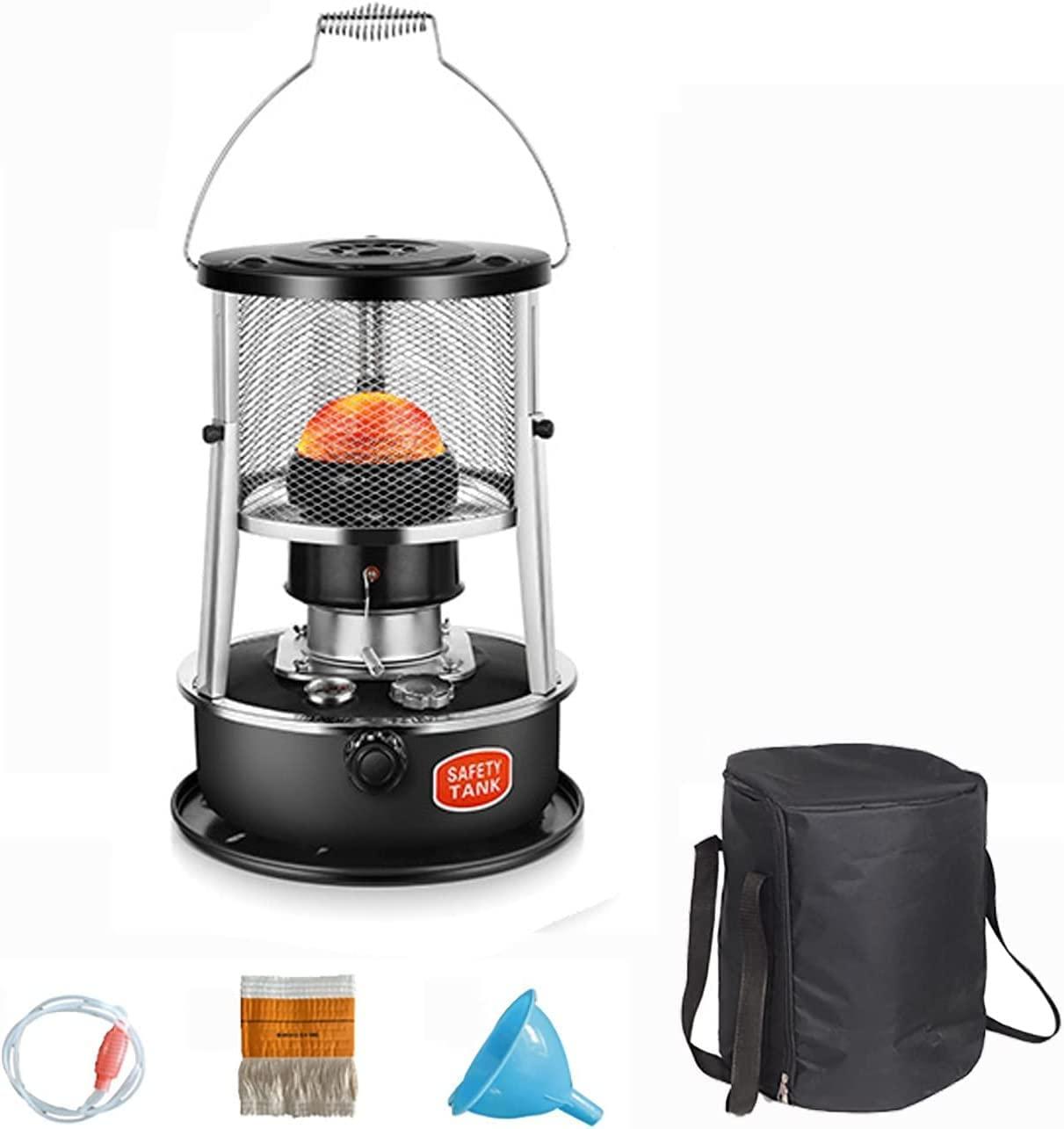 Kerosene Heaters for Indoor Use, Kerosene Heater, Portable Multifunctional Stove with Carry Handle Kerosene Stove Heater Large Kerosene Stove Heater for Indoor and Outdoor, Camping and Fishing(Color:B