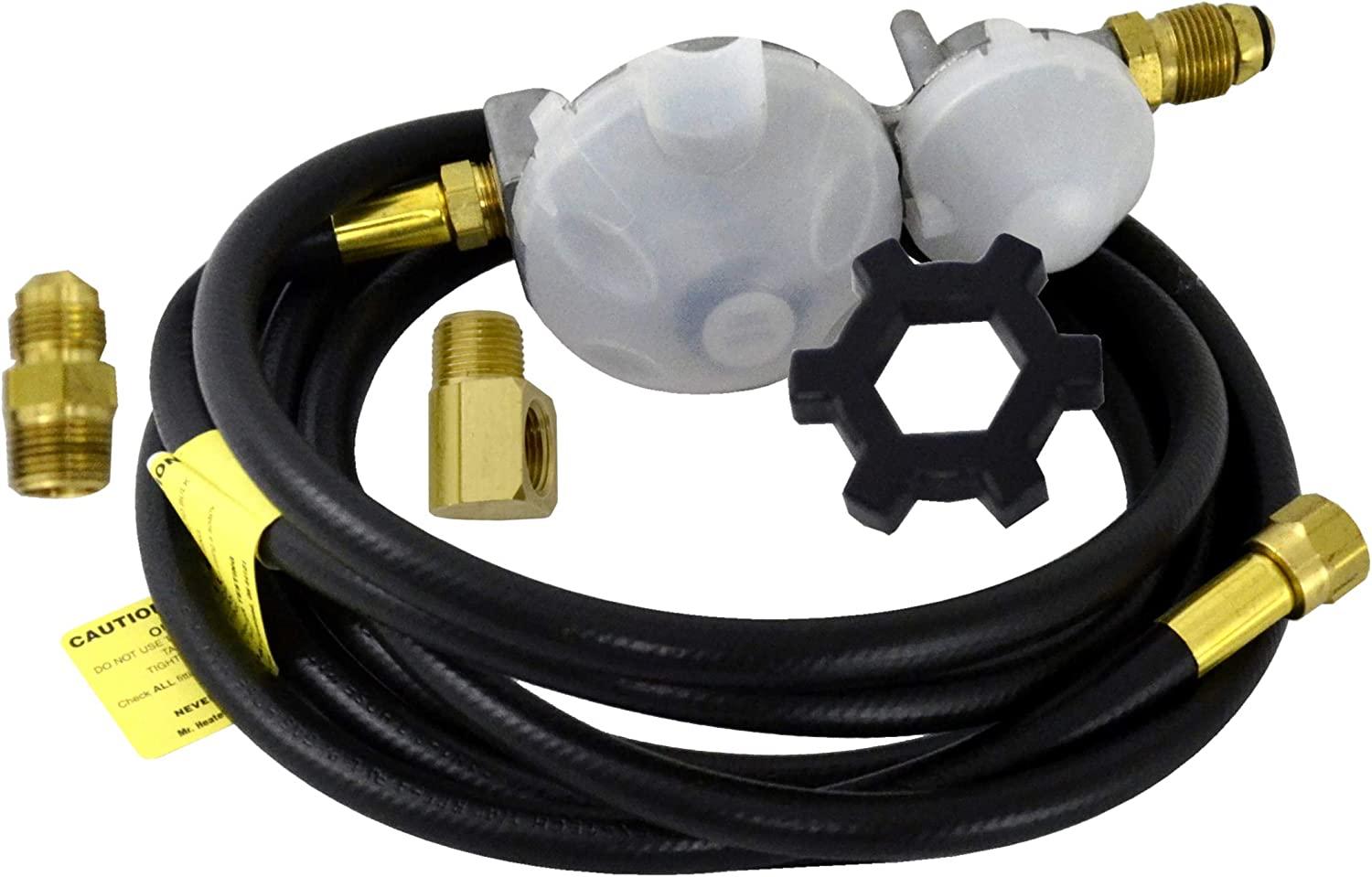 Mr. Heater Corporation F299730 Heater, One Size, White and Black & F273684 Vent Accessories, Black - Image 5