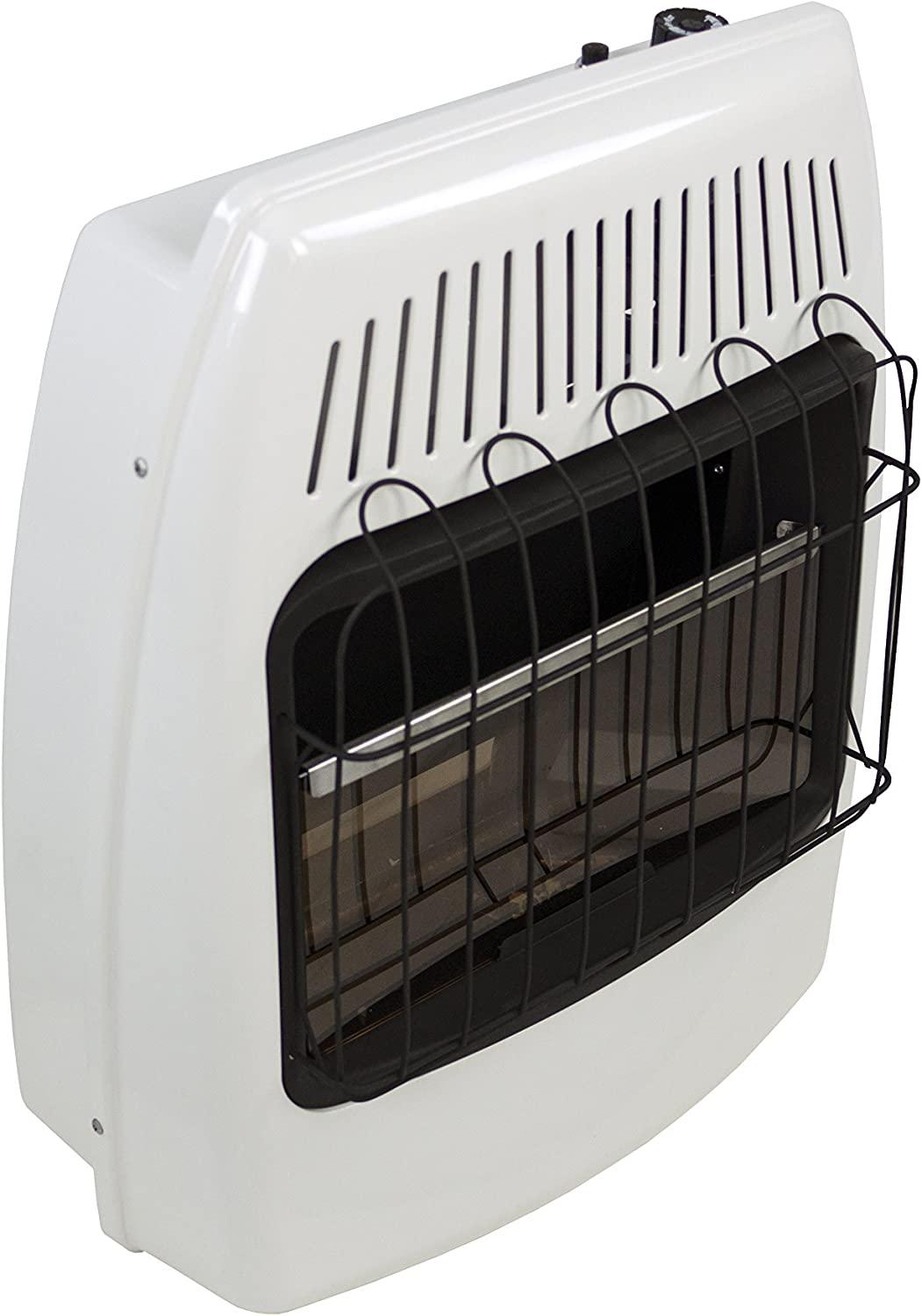 Dyna-Glo BF20PMDG 20,000 BTU Liquid Propane Blue Flame Vent Wall Heater - Image 3