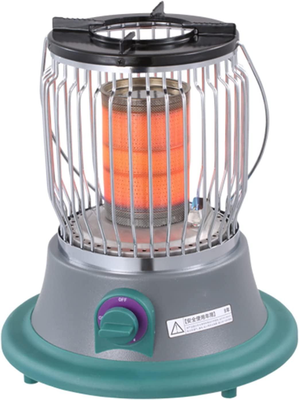 Outdoor Tent Propane Heater,2 in 1 Camping Gas Stove Portable Heaters with Handle,Outdoor Multifunctional Camping Gas Stove for Ice Fishing Hiking Hunting Patio,Ceramic Heater (Color : Methane)