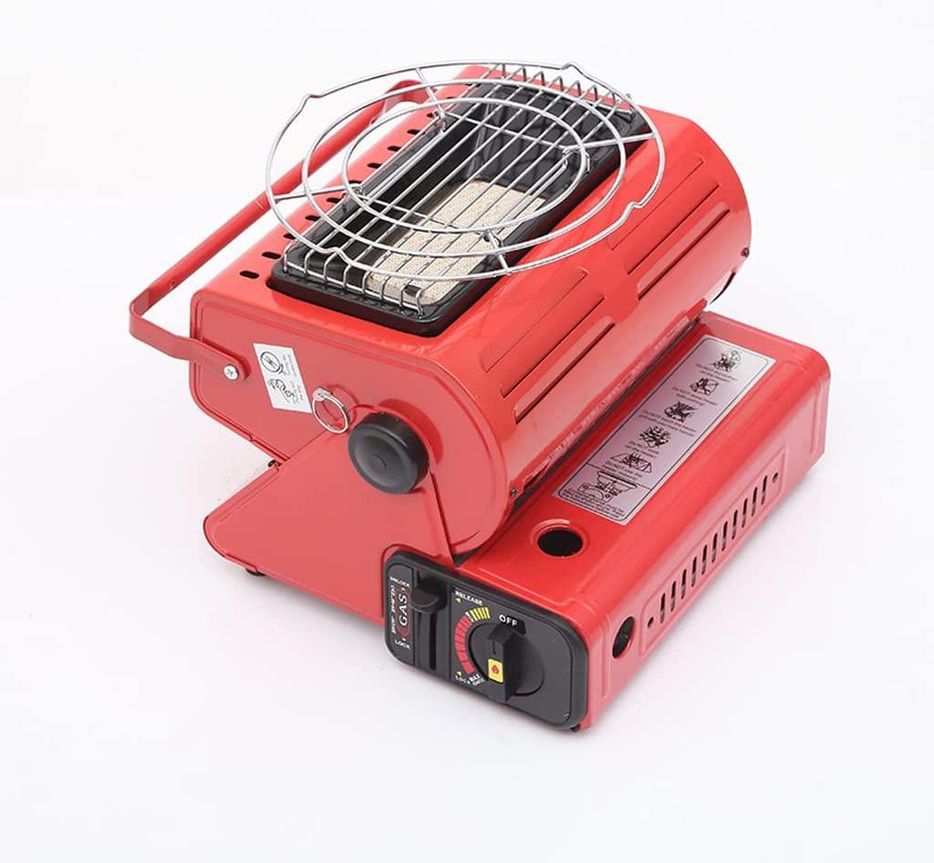 Indoor-Safe Portable Radiant Heater,Gas Heating Stove Portable Heater Multifunctional Camping Heating Stove for Outdoor Camping, Hunting
