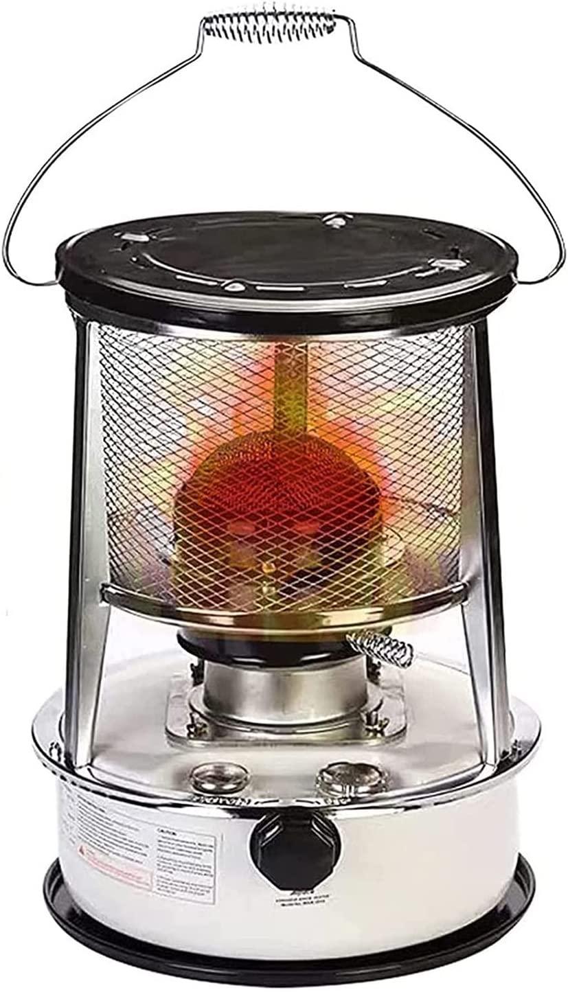 Portable Kerosene Stove Efficient Kerosene Heater Burner Emergency Heating Oil Heaters, Camping Heater and Cooking, with 3 Wick, 6L