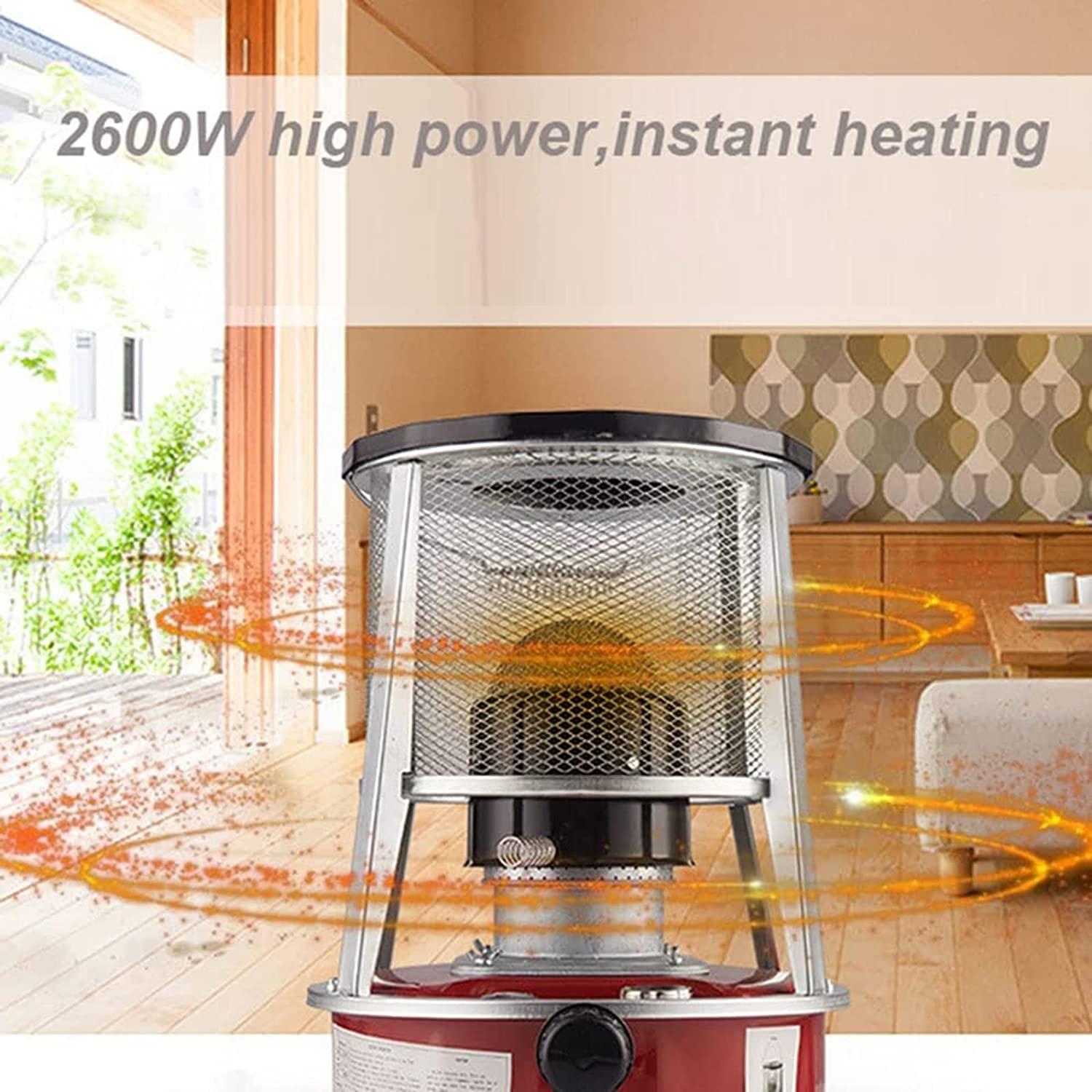 Tightstore Indoor Kerosene Heater, Kerosene Stove, Non Electric Heaters for Indoor, with Stove Bag + 6 Wick, Portable Stainless Steel Oil Heater - Image 6