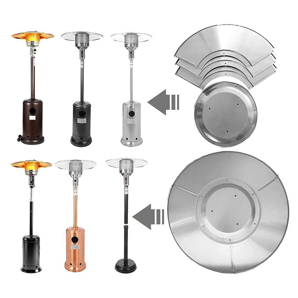 Ipretty Outdoor Patio Heater Reflector Shield Durable Aluminum Replacement Parts Accessories Safe Propane Heater Focusing Reflector method - Image 10