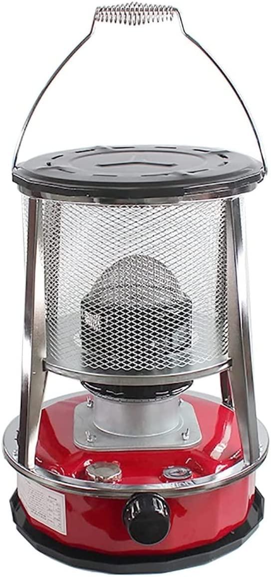 AMOCHO 4.6L Indoor Kerosene Stove Heater with Handle,Non Electric Heaters,Portable Kerosene Heater for Outdoor，with 2 Wicks，with Stove Bag，for Camping Tents Cooking