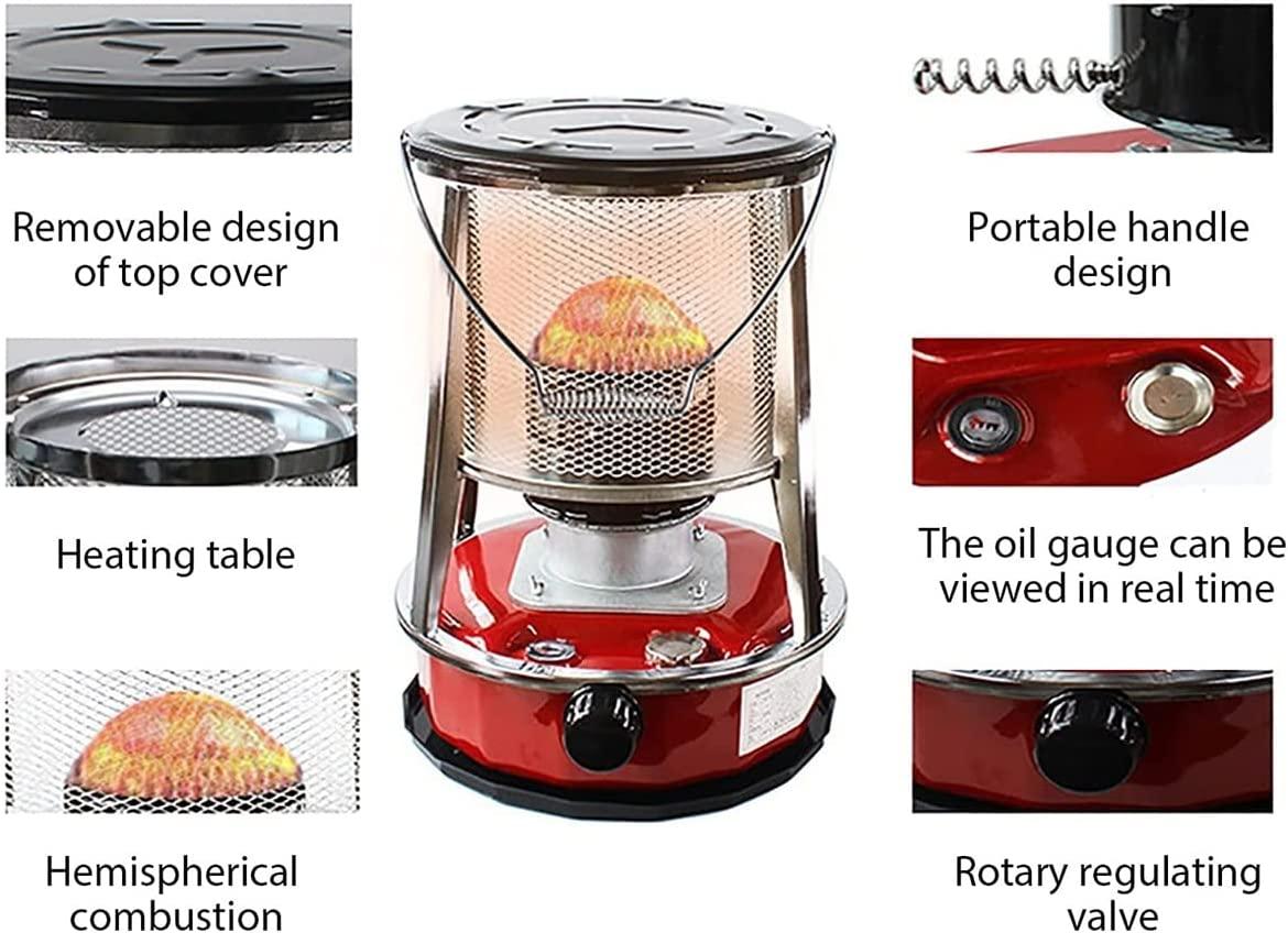 Indoor/Outdoor Kerosene Stove Heater Portable, Kerosene Heaters,Height Adjustable,Non Electric Heaters with 2 Wicks, with Stove Bag,for Indoor Outdoor, Patio, Deck, Home - Image 3