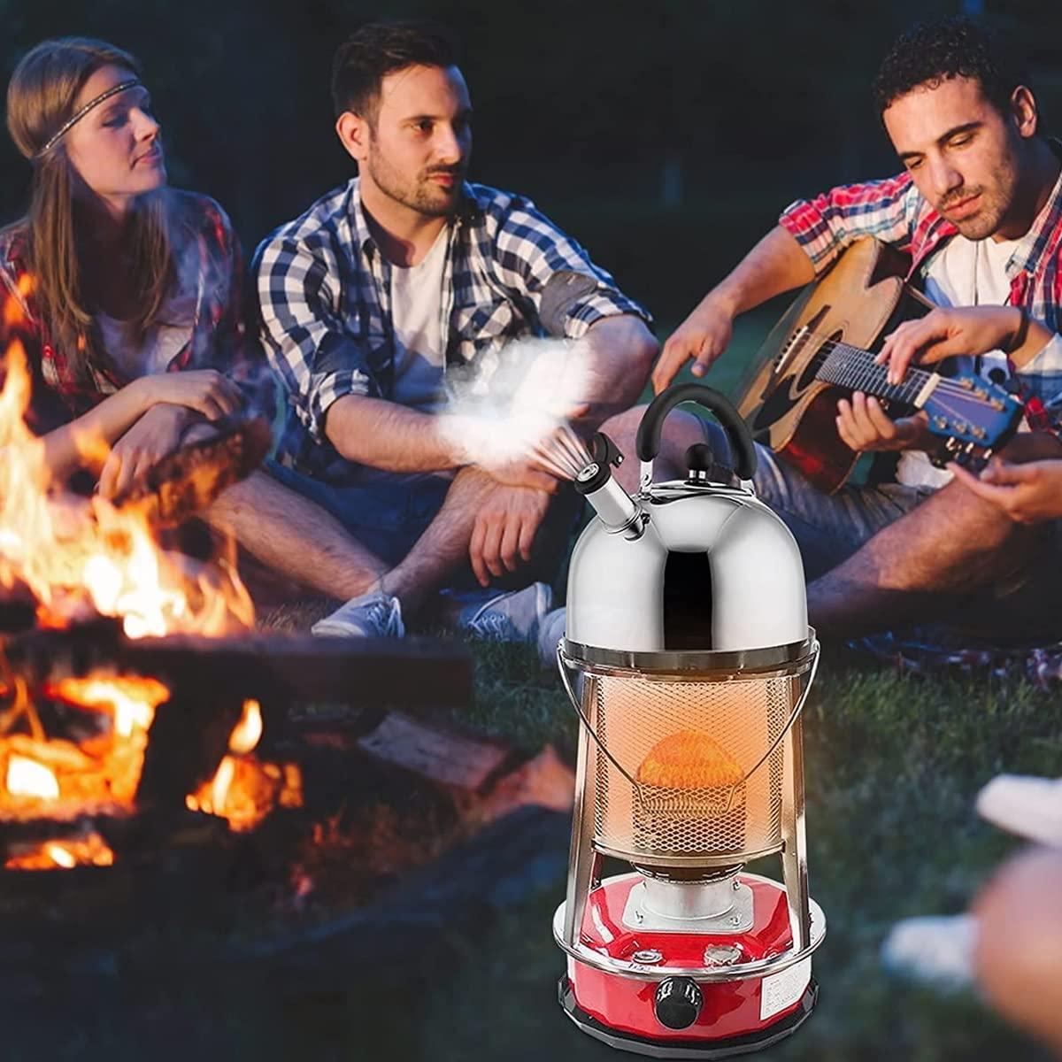 Indoor/Outdoor Kerosene Stove Heater Portable, Kerosene Heaters,Height Adjustable,Non Electric Heaters with 2 Wicks, with Stove Bag,for Indoor Outdoor, Patio, Deck, Home - Image 7