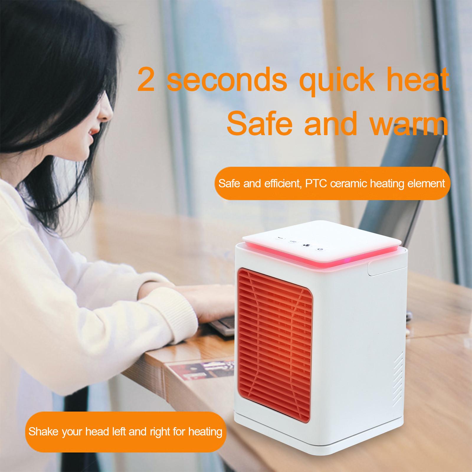 WodoFoxo Heater Small Electric Heater Heater Bedroom Home Appliance Heater Promotion J - Image 6