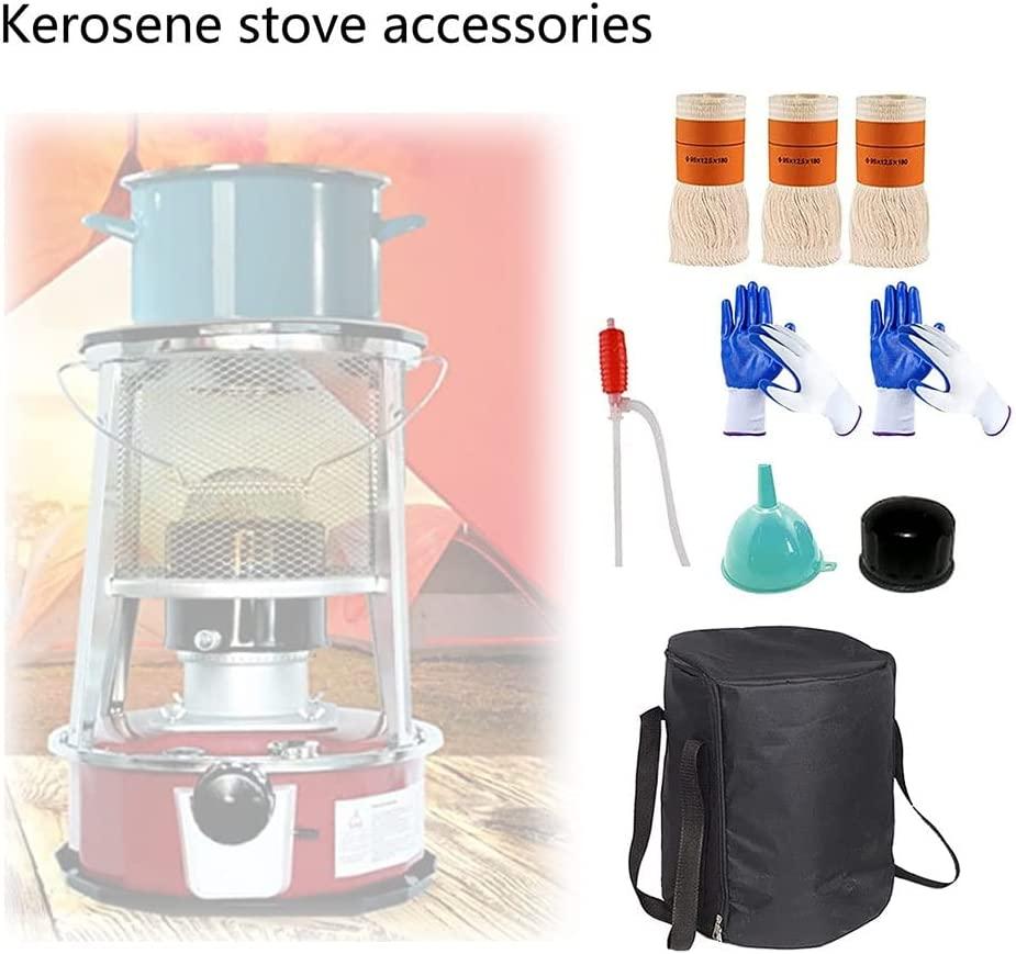 Kerosene Stove Portable 4.6L Interior Kerosene Heater Burner, Mobile Without Electricity Kerosene Heater with Wick, for Indoor Tent Heating Camping Cooking - Image 3