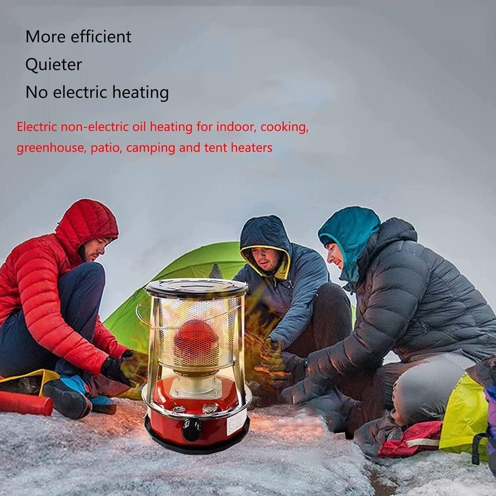 Kerosene Heater Burner, 4.6L Kerosene Stove Mobile Oil Heaters, with Fall Protection Radiant Heater, for Ice Fishing Hiking Hunting Survival Emergency Terrace - Image 7