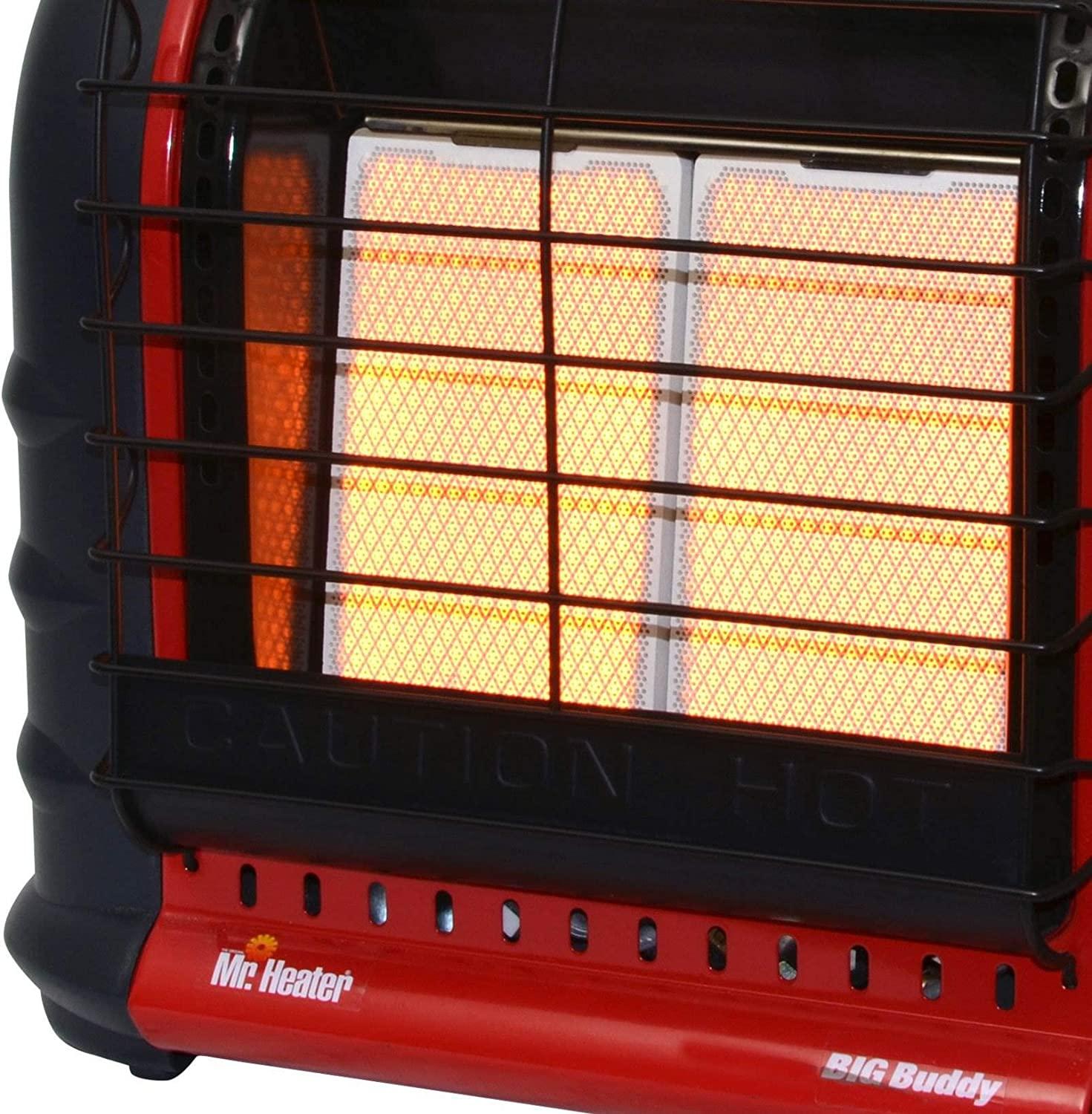 Mr. Heater 18000 BTU Big Buddy Portable Liquid Propane Gas Heater Unit (2 Pack)