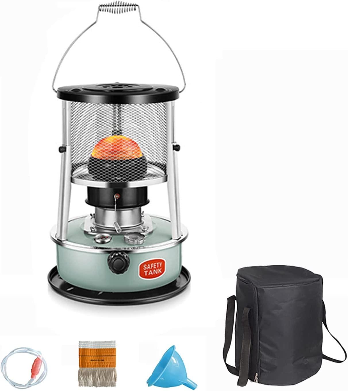 Kerosene Heater, Portable Multifunctional Stove with Carry Handle Kerosene Stove Heater for Indoor Use, Large Kerosene Stove Heater for Indoor Outdoor (Color:Blue,Size:b)