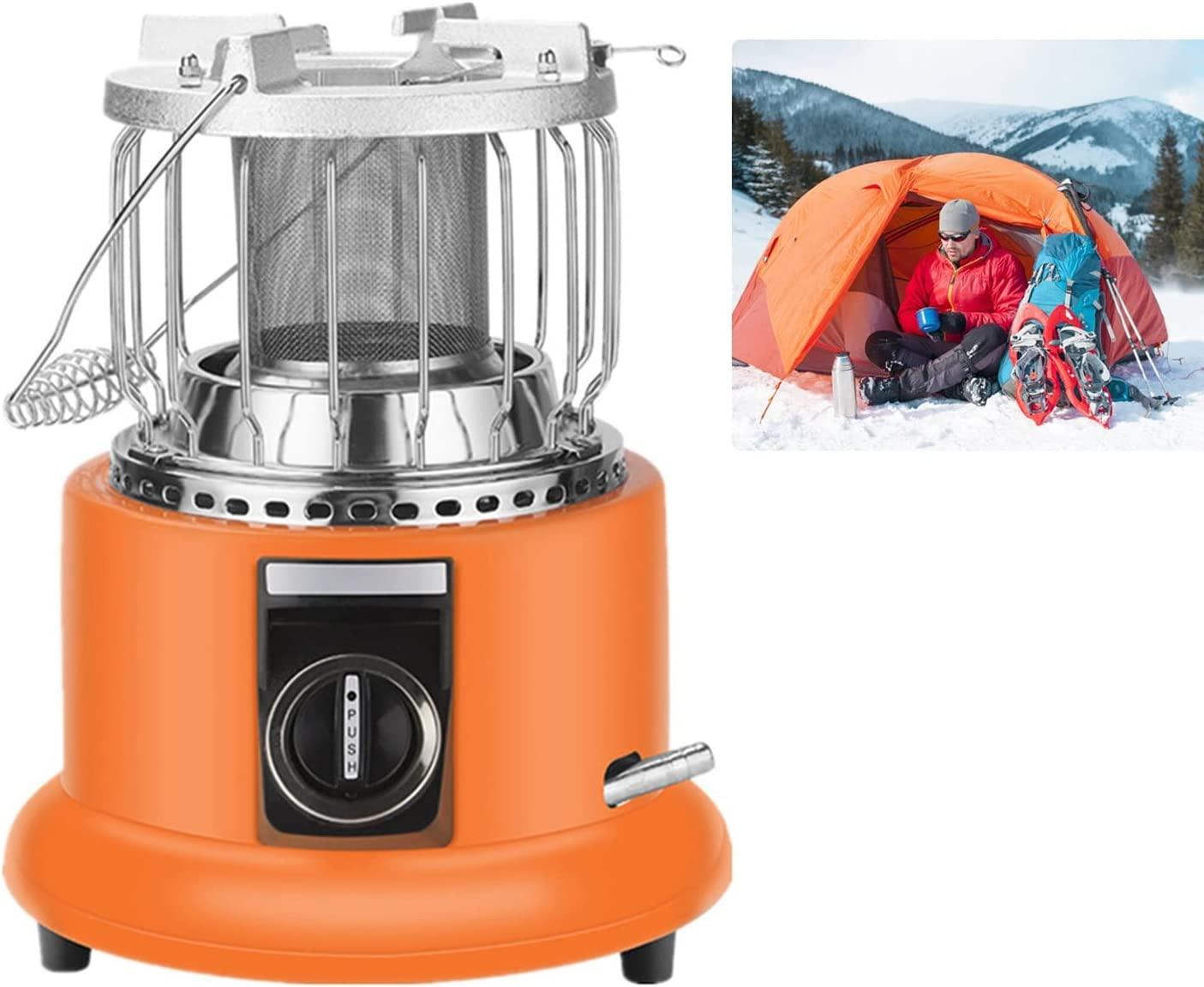 LIUD Propane Or Butane Portable Heater for Camping Gas Heaters for The Home with Convenient Handle Space Heater 3.7kw Stepless Thermostat for Camping Garage Ice Fishing Patio
